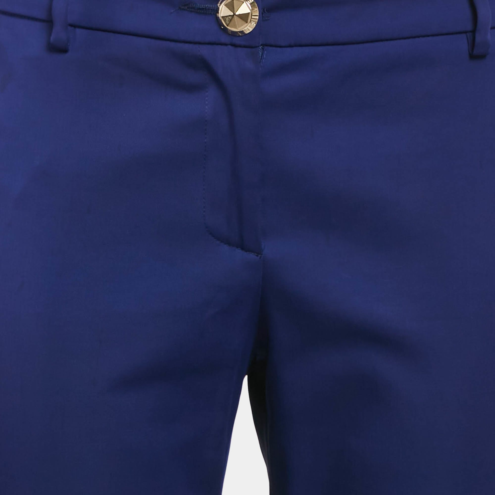 Blue Jeans Blue Stretch Cotton Skinny Pants