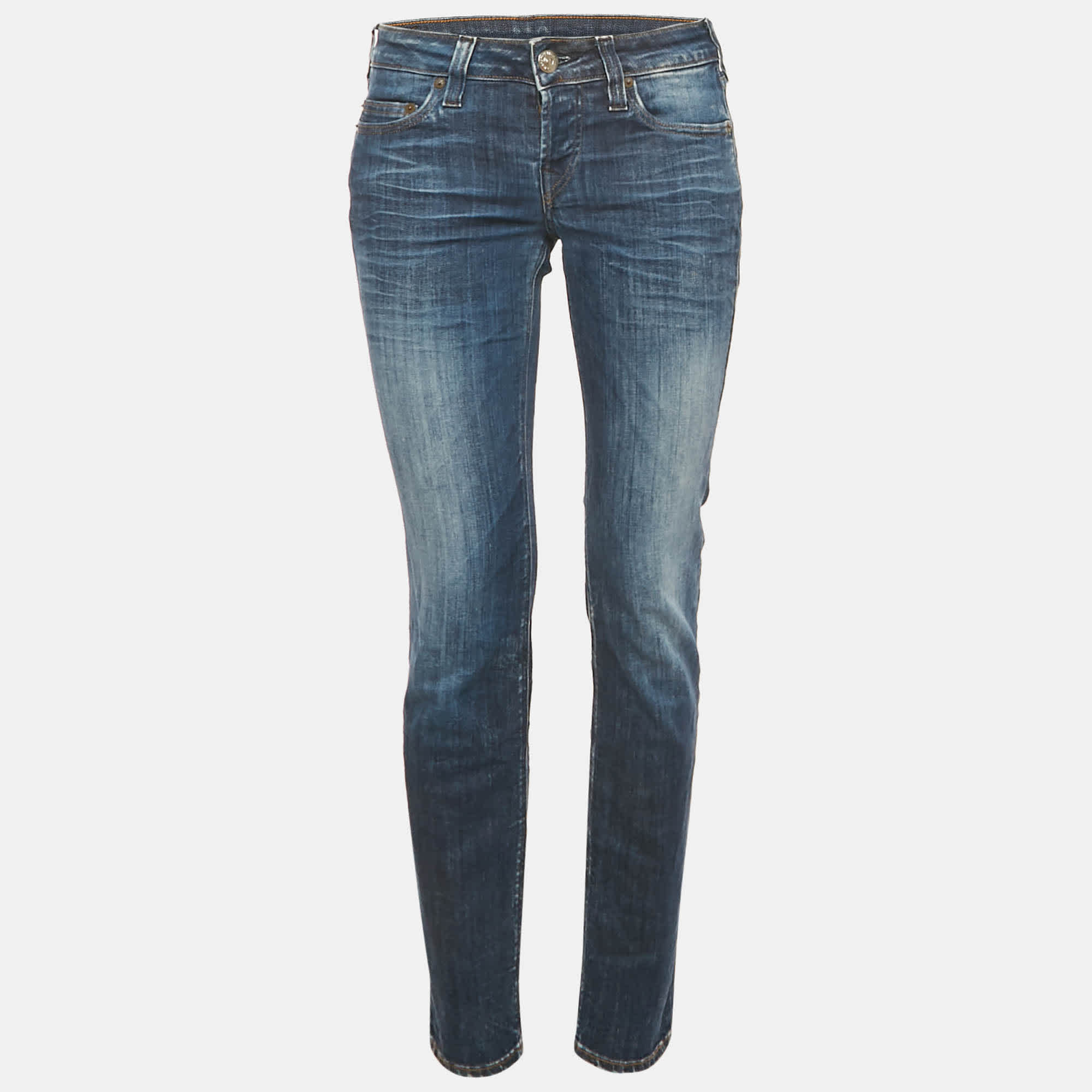 Blue Faded Denim Shannon Jeans M Waist 28"