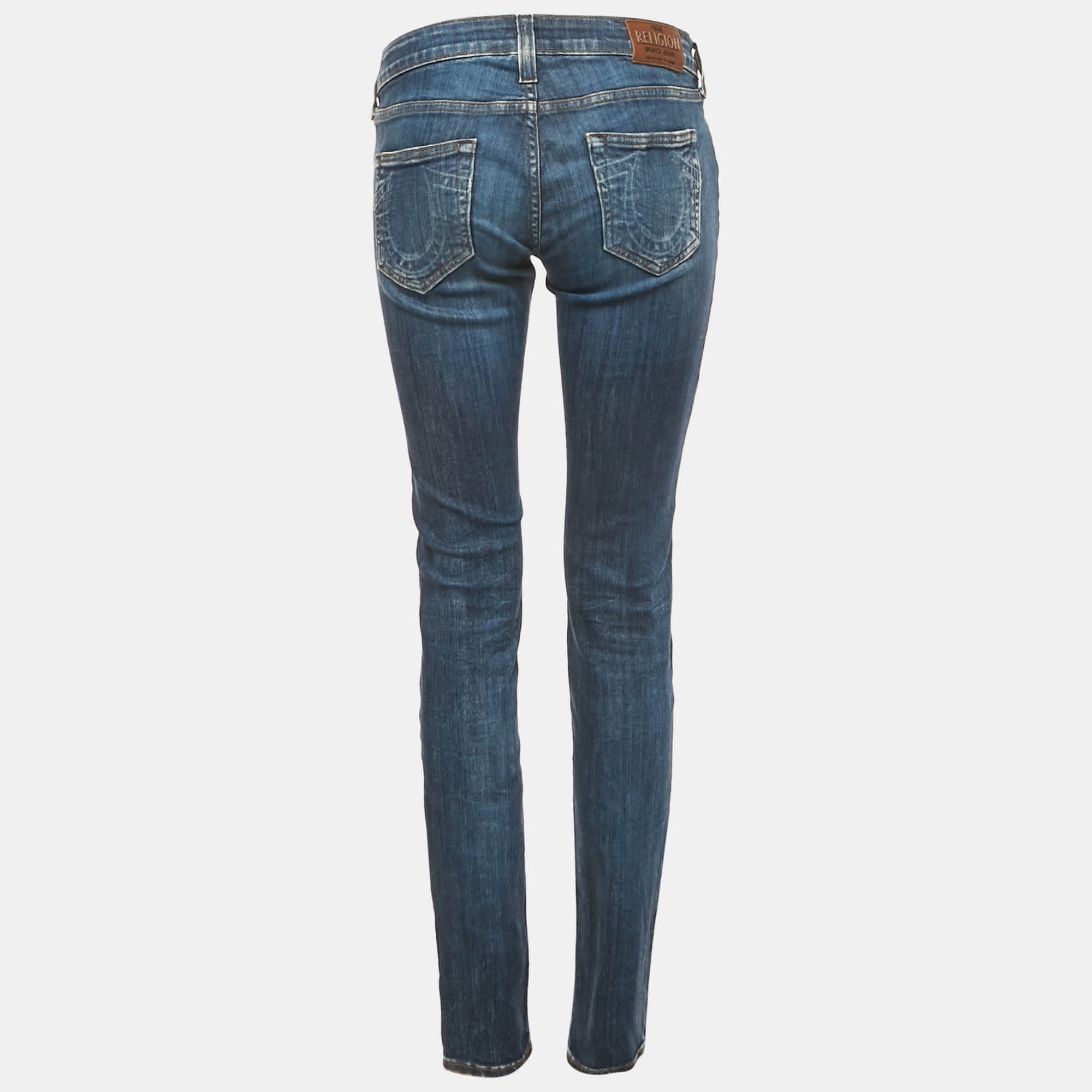 Blue Faded Denim Shannon Jeans M Waist 28"