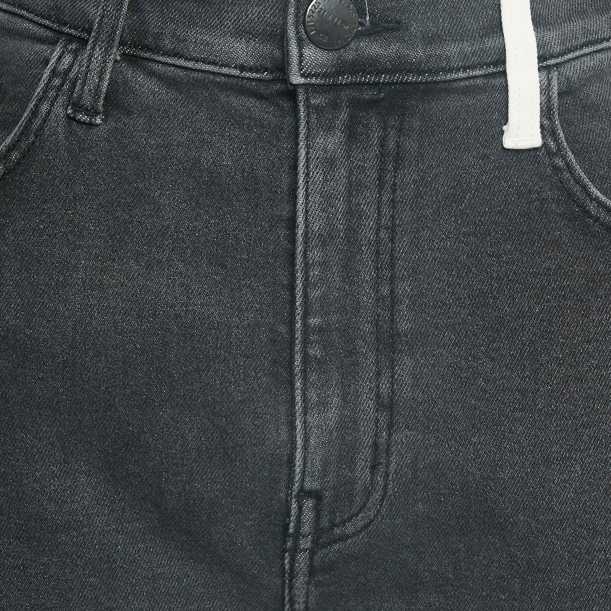 High t Grey Denim The Ultra High Waist Skinny Jeans L Waist 32"