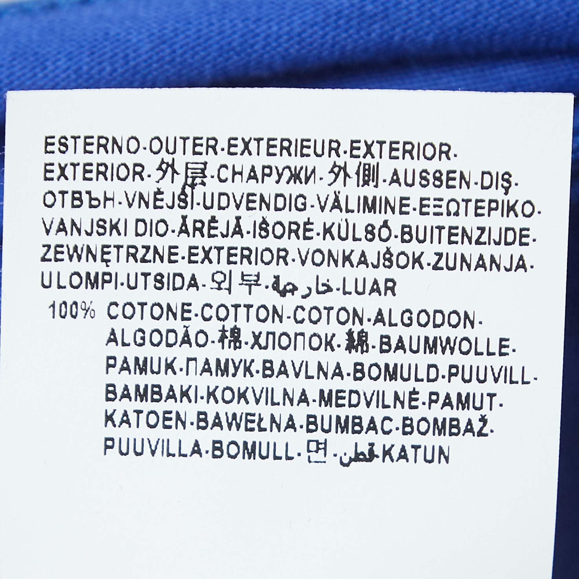Blue Collection Blue Printed Cotton T - Shirt