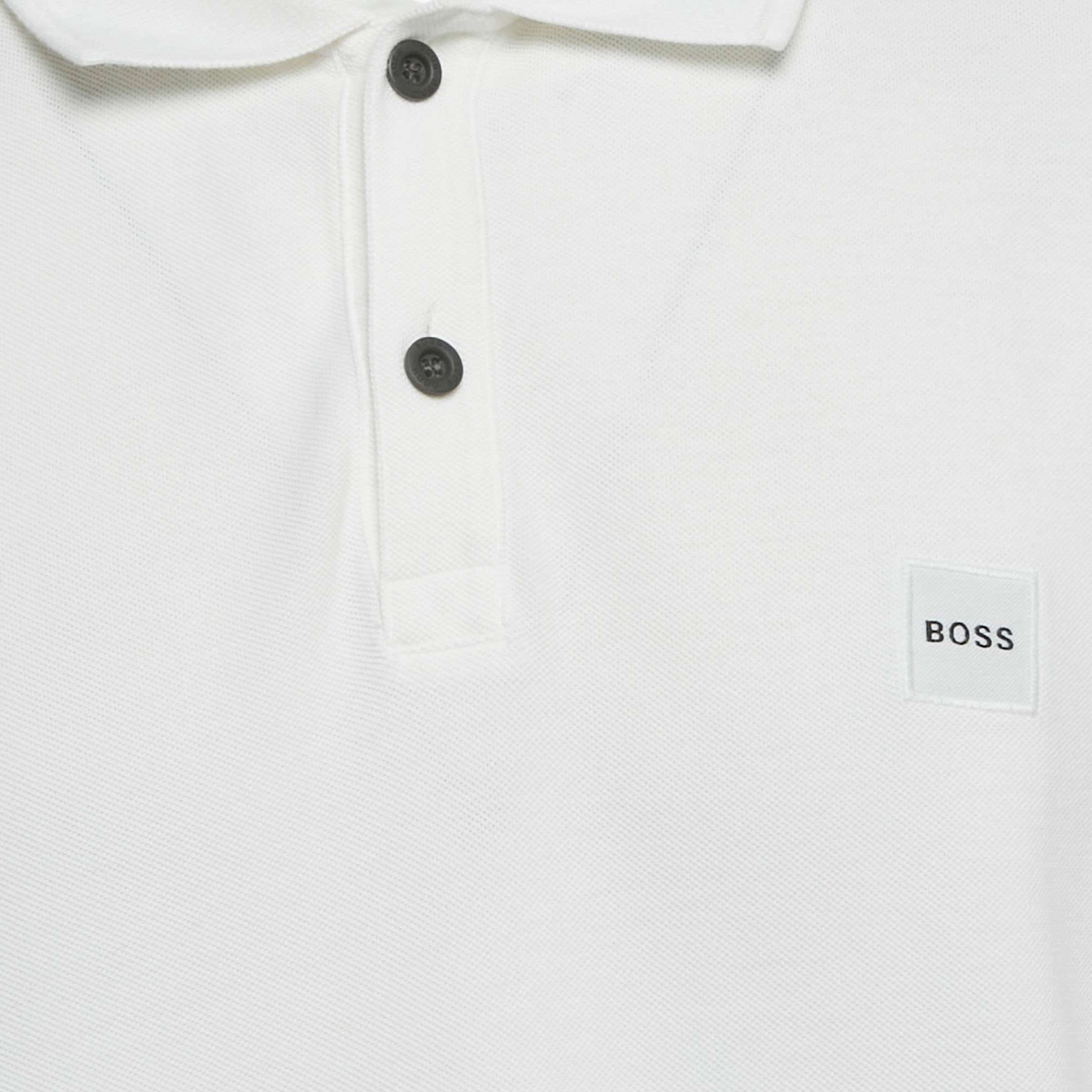 White Pique Slim Fit Polo T - Shirt Xxl
