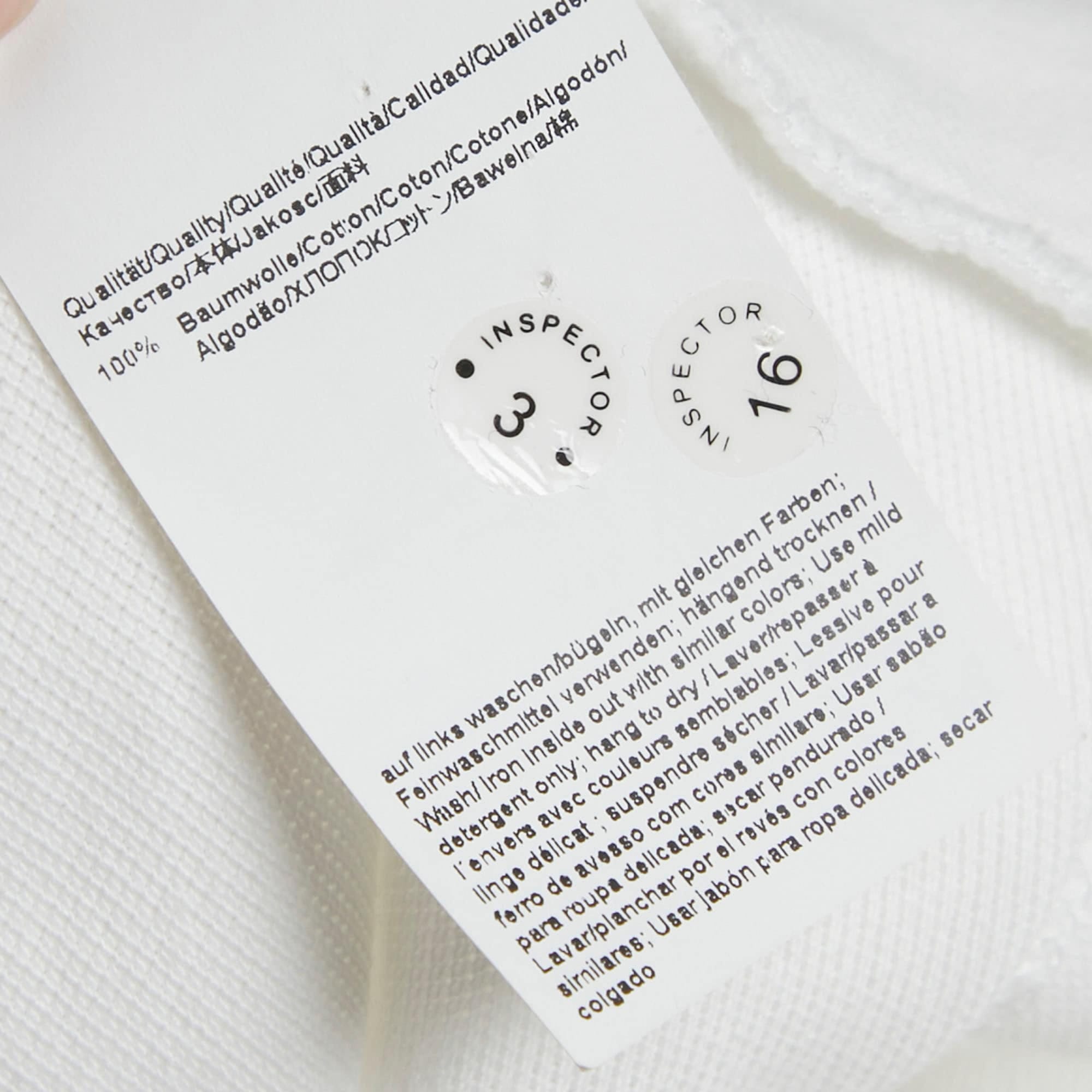 White Pique Slim Fit Polo T - Shirt Xxl