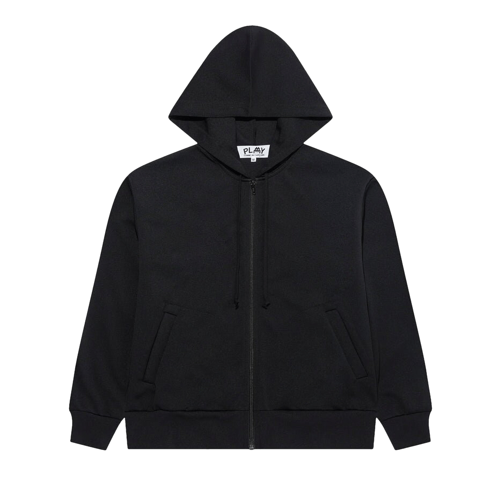 Comme des Garçons PLAY x Invader Pixel Heart Zip Hoodie Black