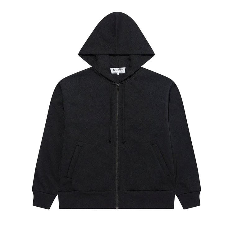 Comme des Garçons PLAY x Invader Pixel Heart Zip Hoodie Black