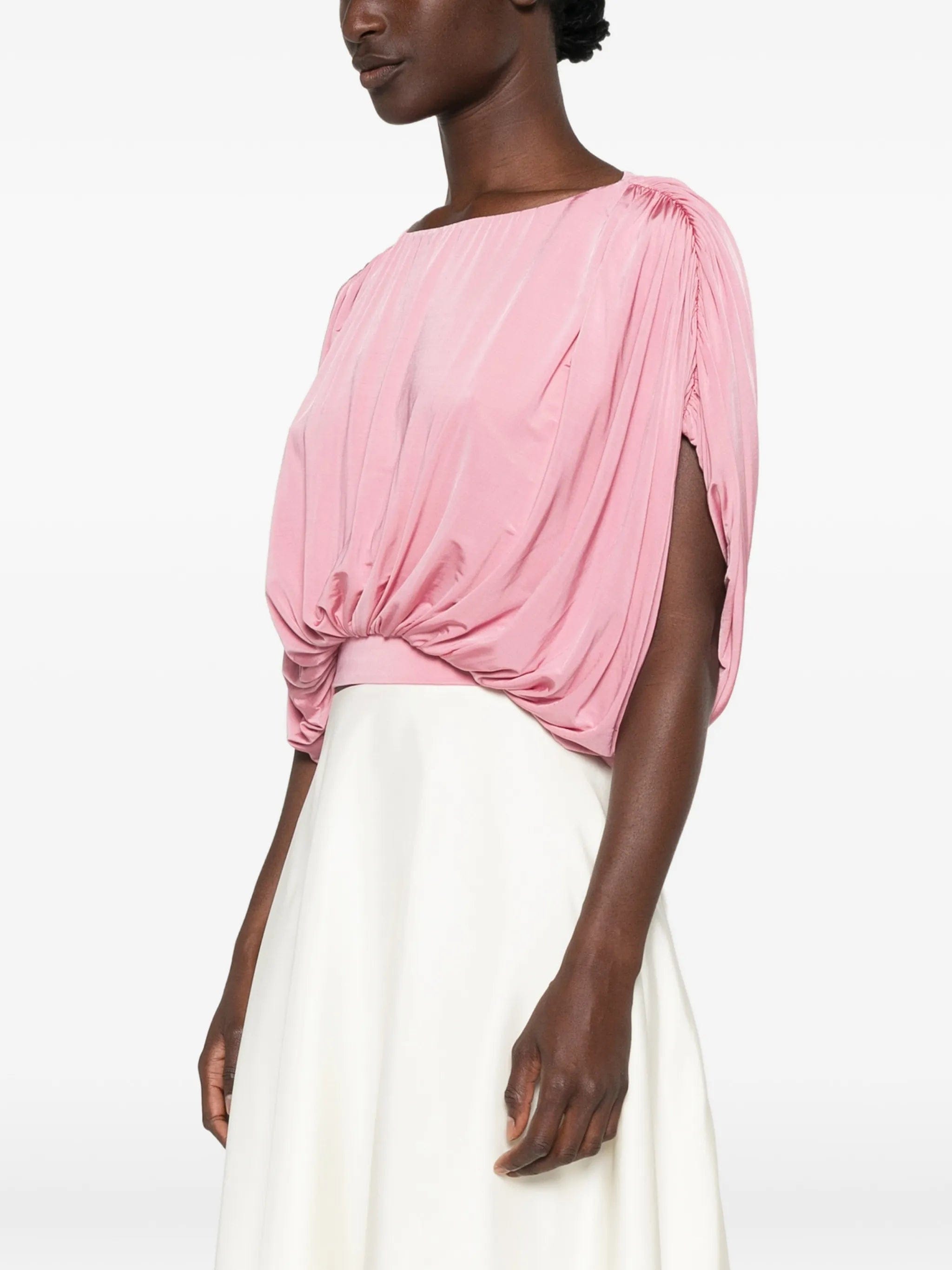 Abadia draped blouse