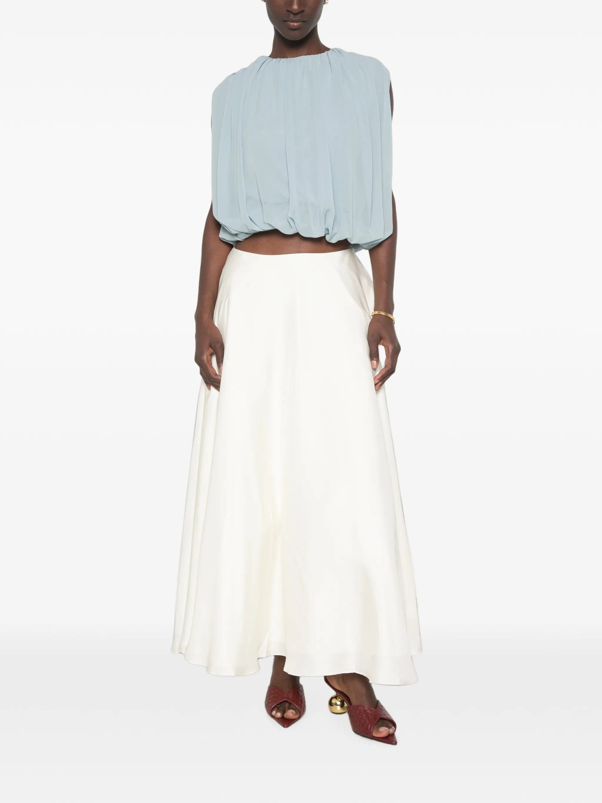 Abadia sleeveless blouse