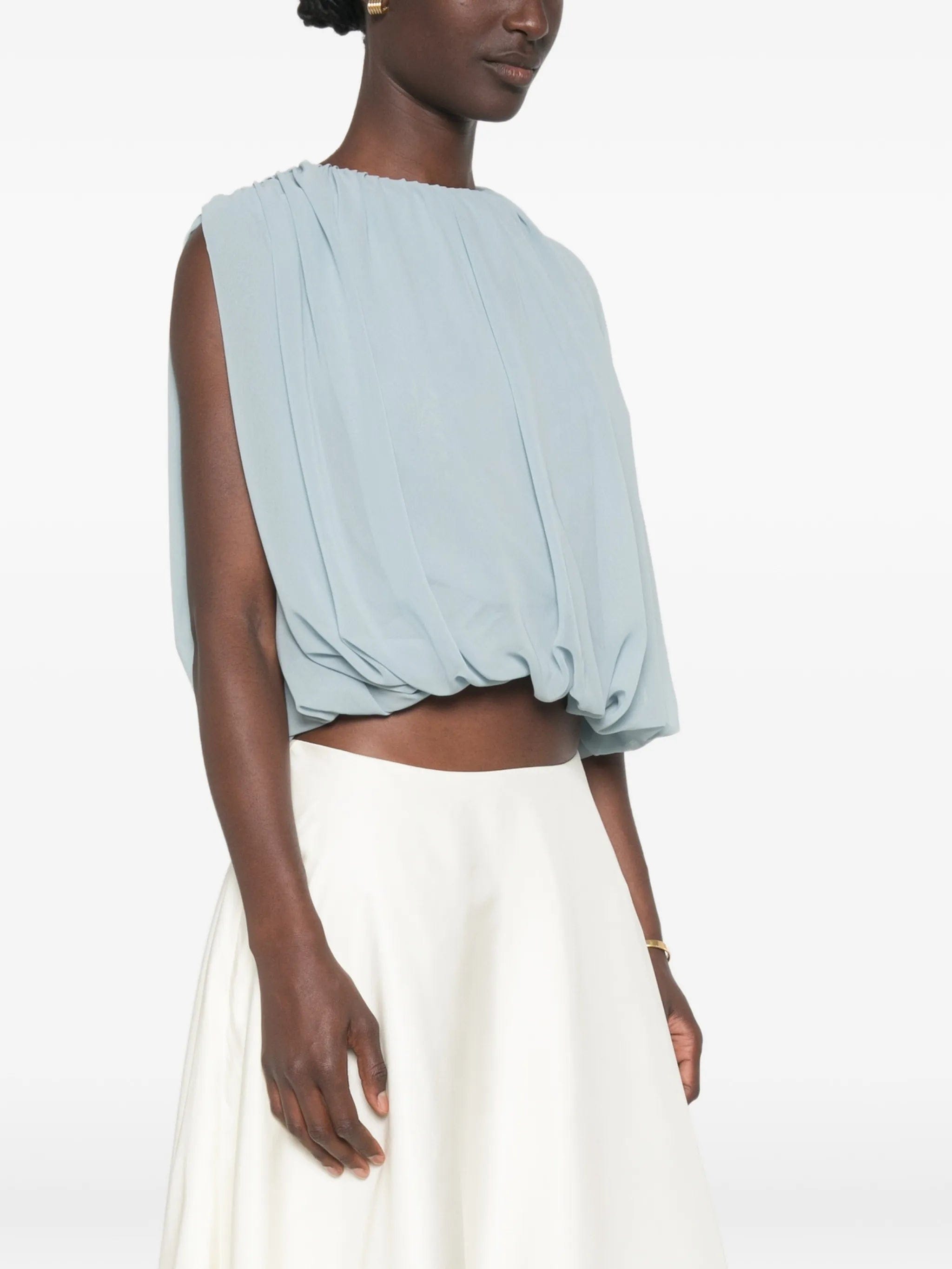 Abadia sleeveless blouse