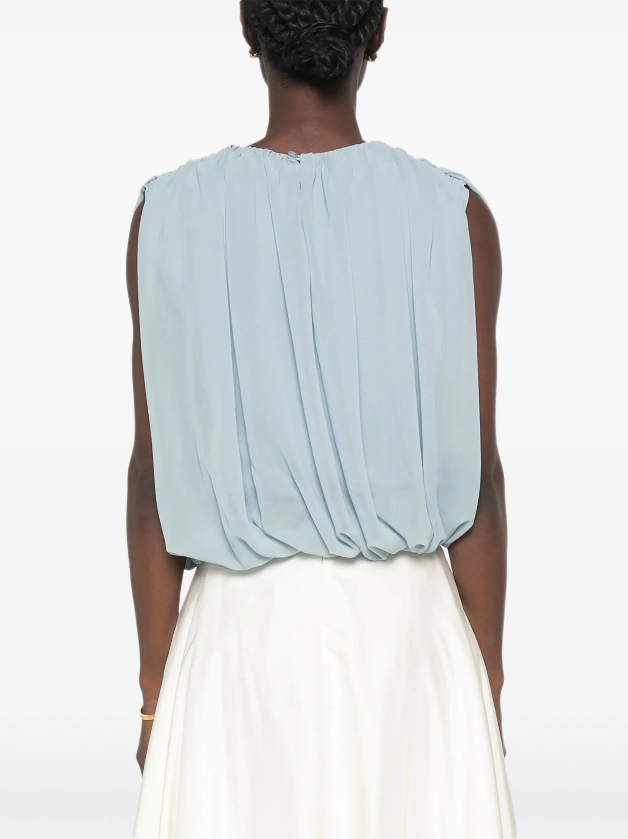 Abadia sleeveless blouse