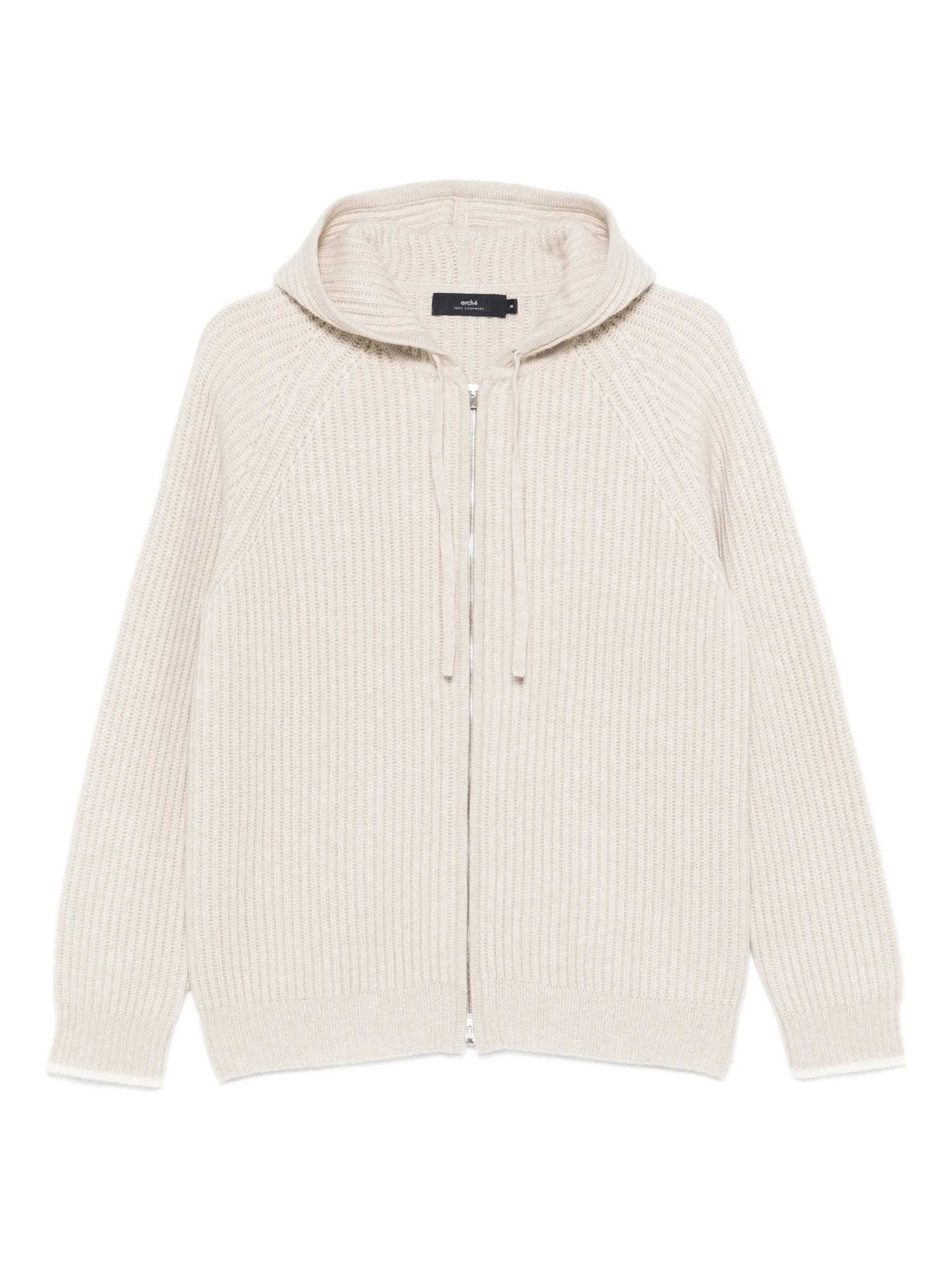 Arch4 zip - up hooded cardigan
