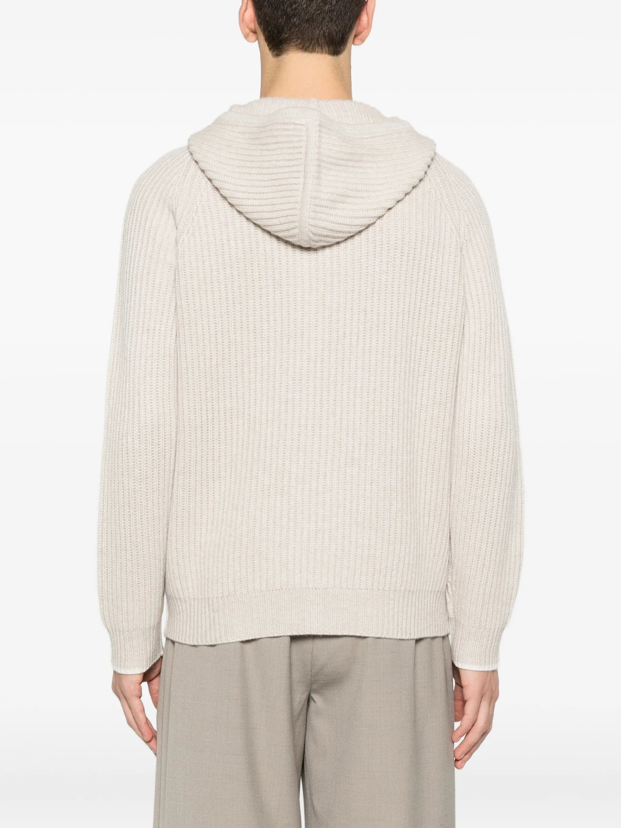 Arch4 zip - up hooded cardigan