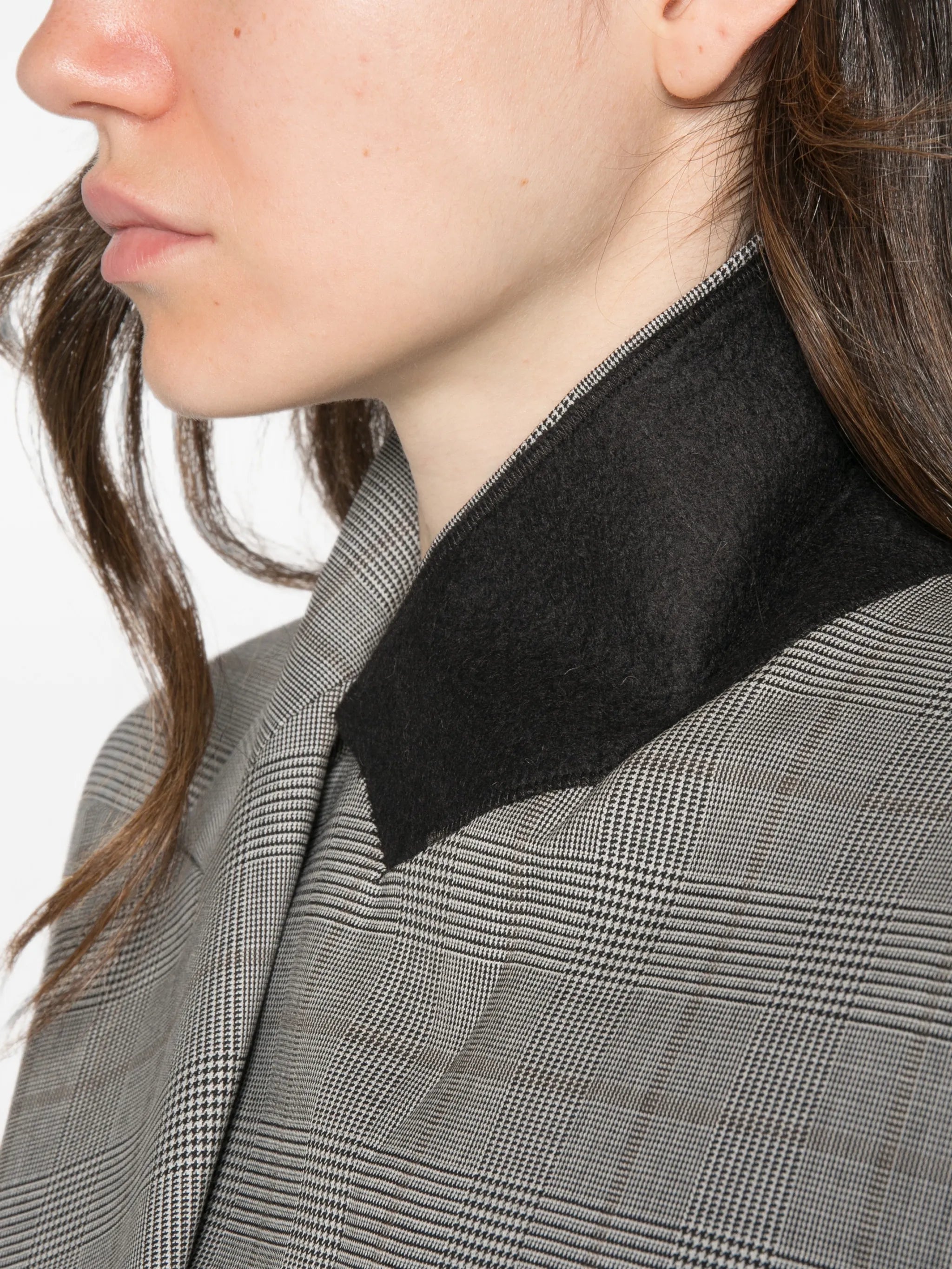 Sportmax Abete check - pattern sleeveless gilet