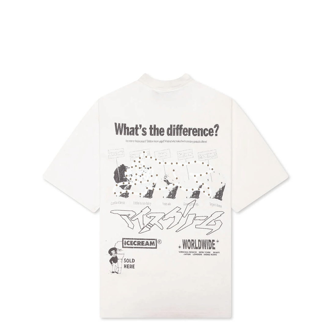 Icecream THE HILL SHORT SLEEVE KNIT (OVERSIZE) WHITE