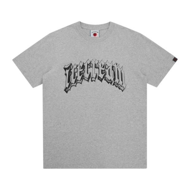 Icecream Gothic College Logo T - shirt Heather Grey