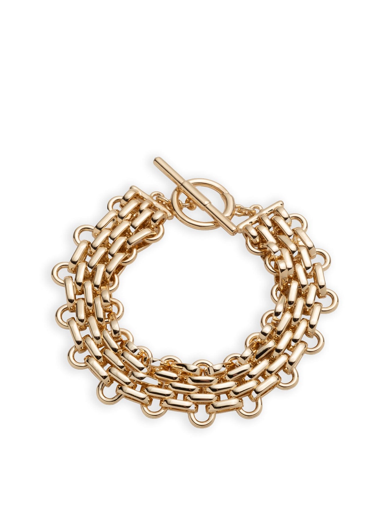 Lauren Ralph Lauren 7.25 Inch Rolo Link Chain Bracelet Gold