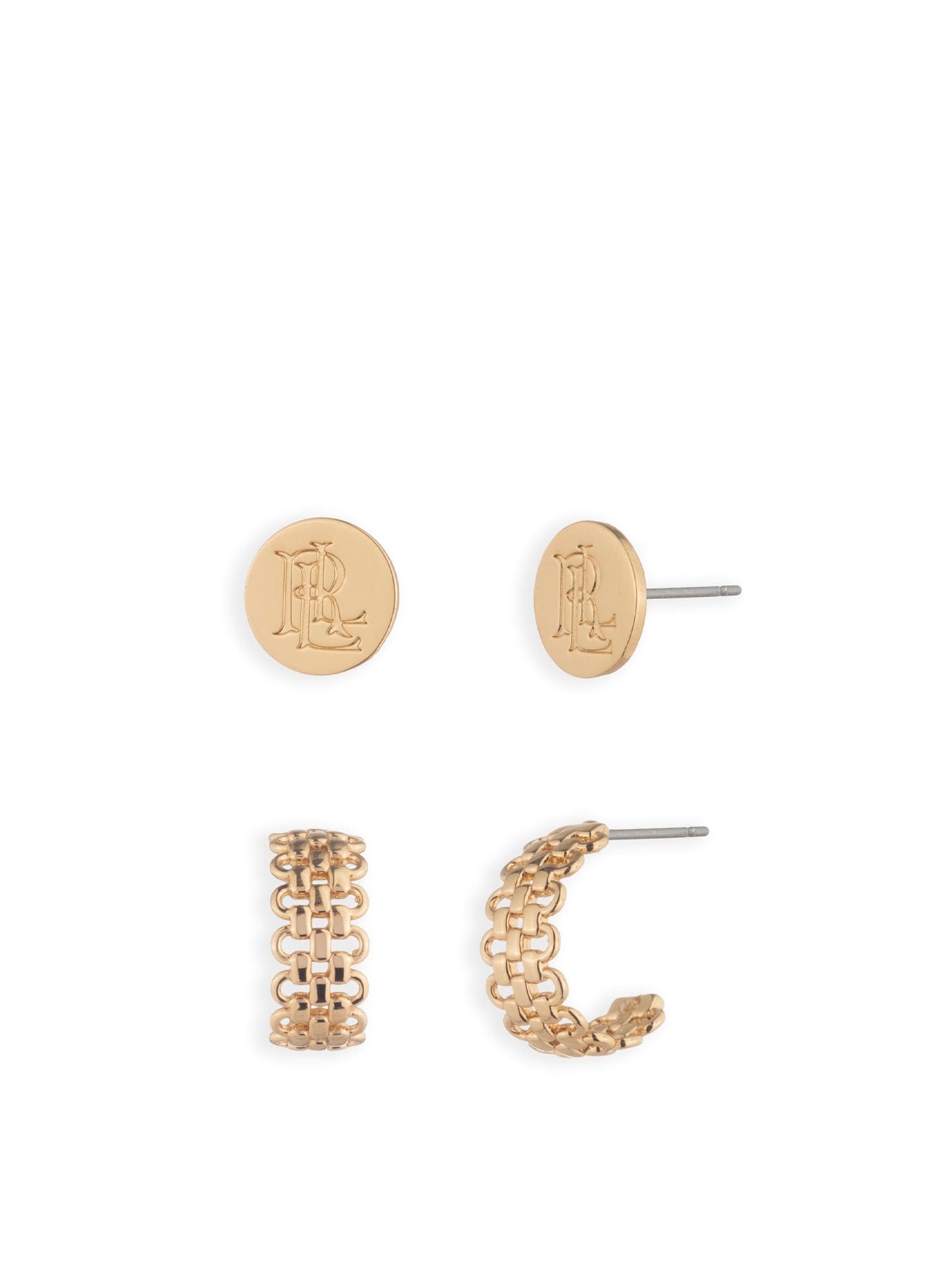 Lauren Ralph Lauren Logo Chain Jewellery Gift Set Gold