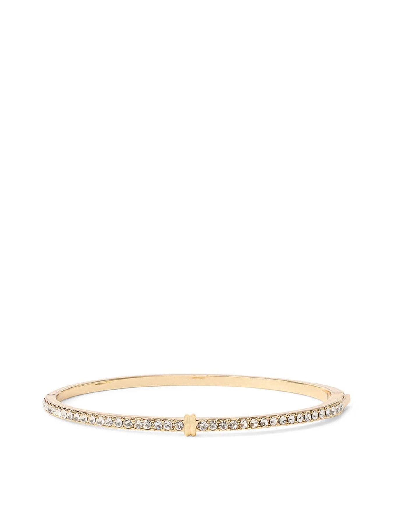 Lauren Ralph Lauren Thin Pavé Hinge Bangle Gold