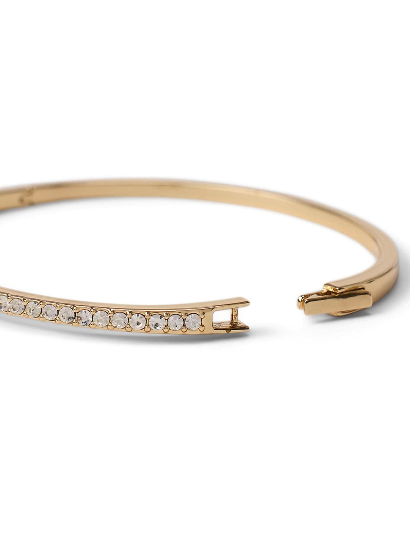 Lauren Ralph Lauren Thin Pavé Hinge Bangle Gold