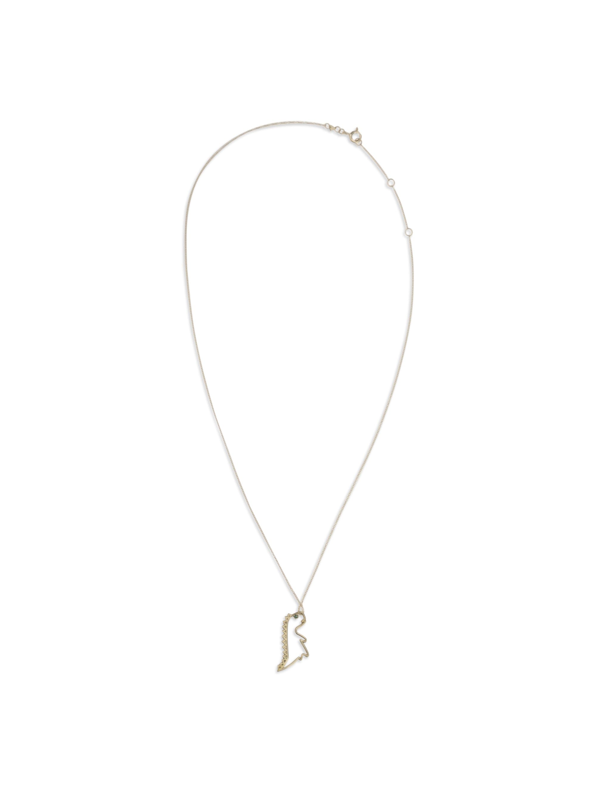 Aliita Dino Esmeralda Necklace — Gold