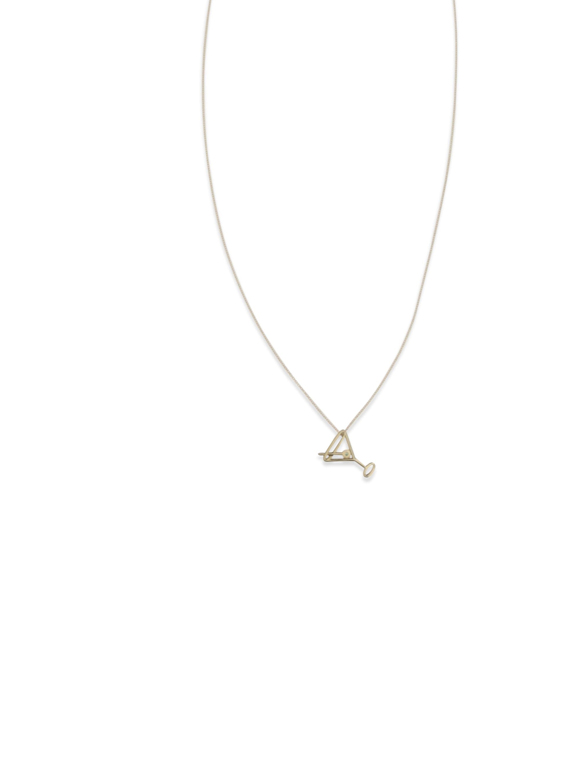 Aliita Martini Esmeralda Necklace — Yellow