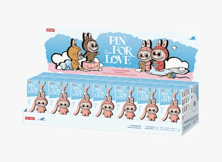 THE MONSTERS Pin for Love Series - Vinyl Plush Pendant Blind Box (N - Z) DXBA0122