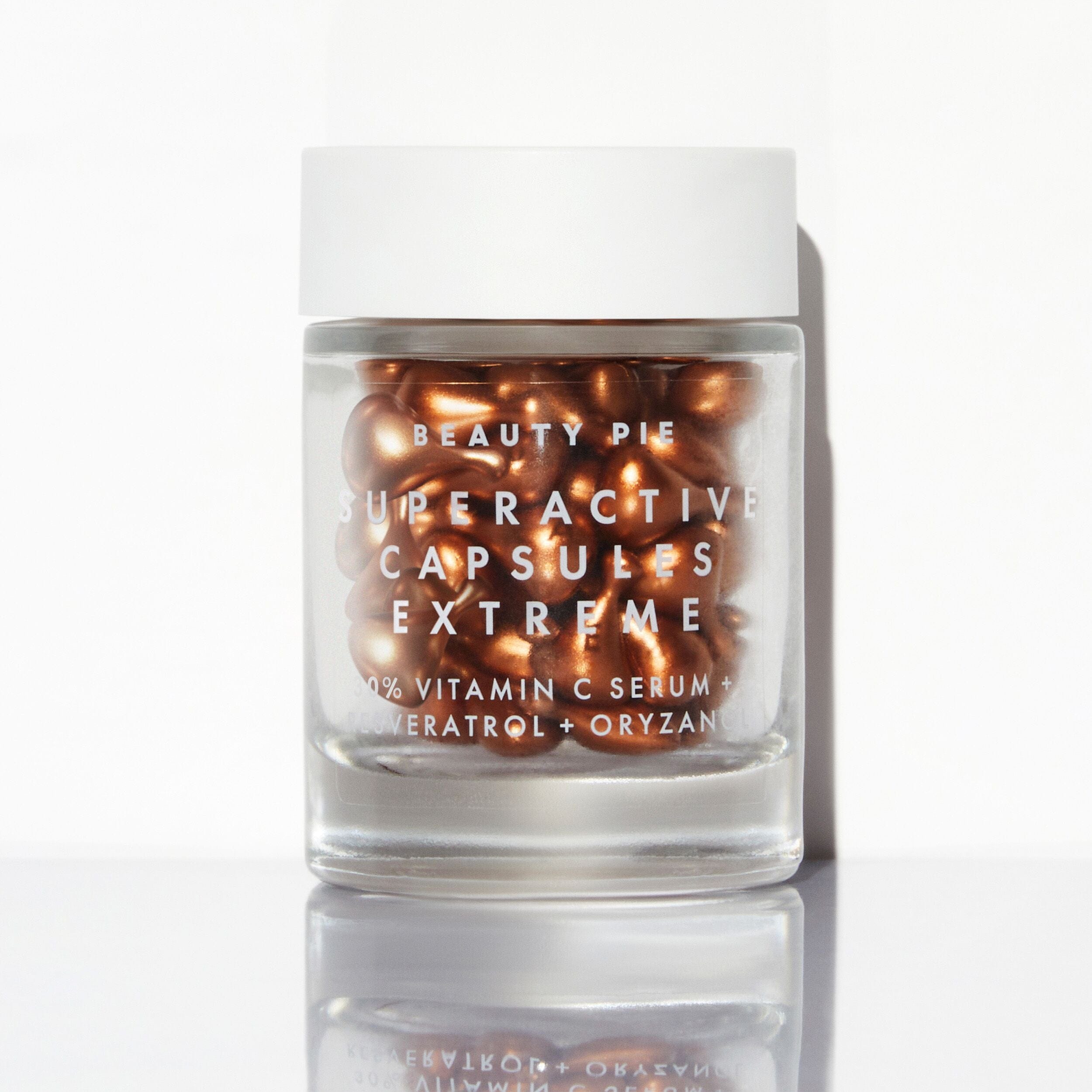 Beauty Pie Superactive Capsules Extreme 30% Vitamin C Serum + Resveratrol + Oryzanol