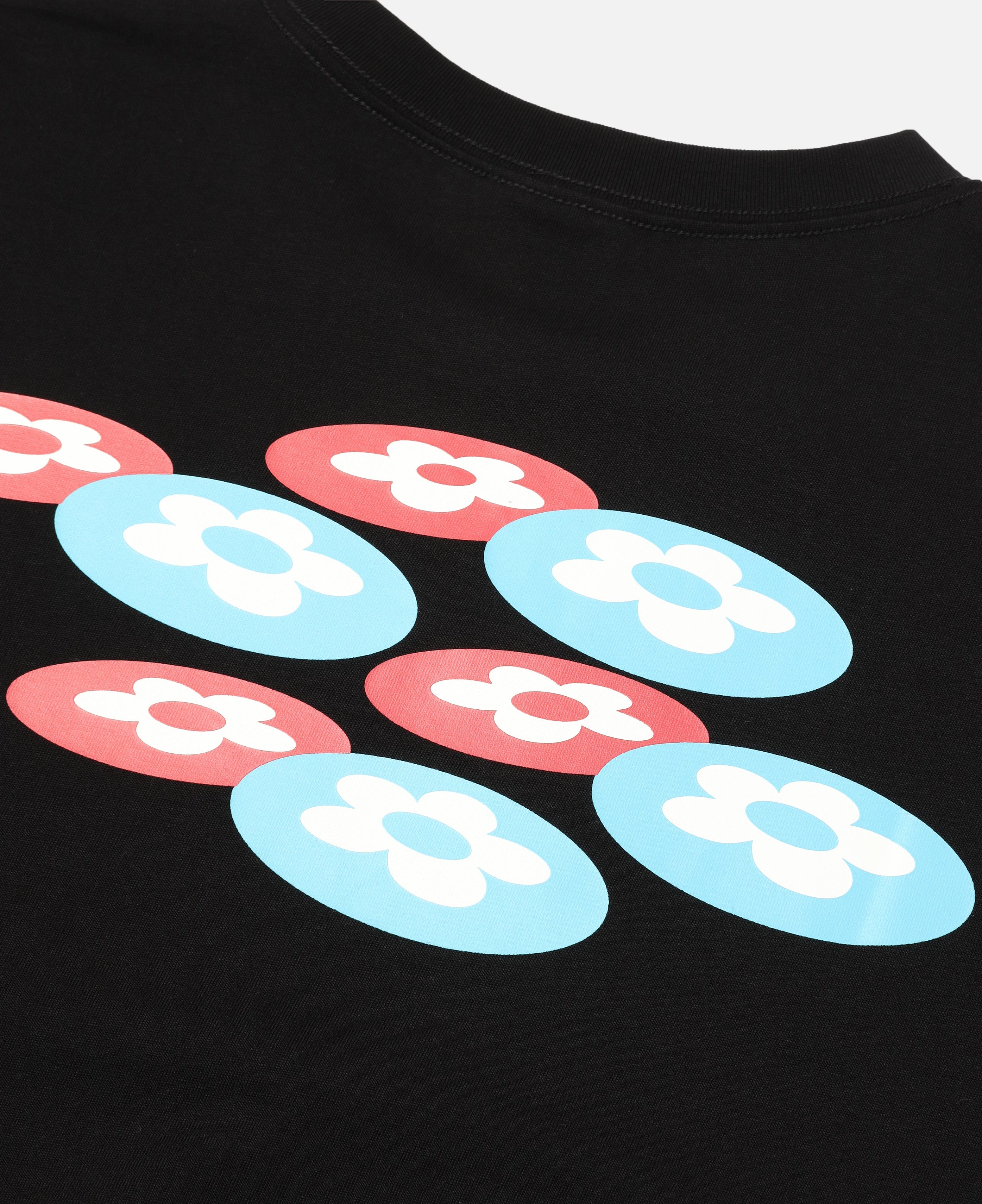 Vandy The Pink Two Flower T - Shirt (Black)