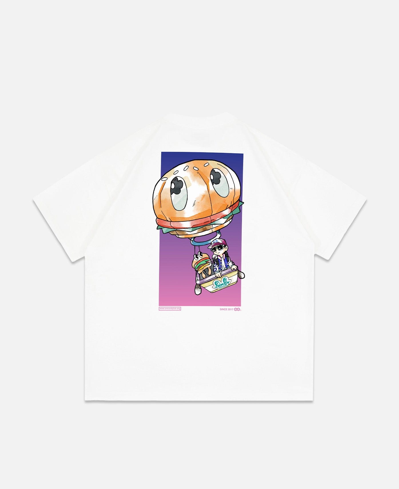 Vandy The Pink Anime Air Balloon T - Shirt (White)
