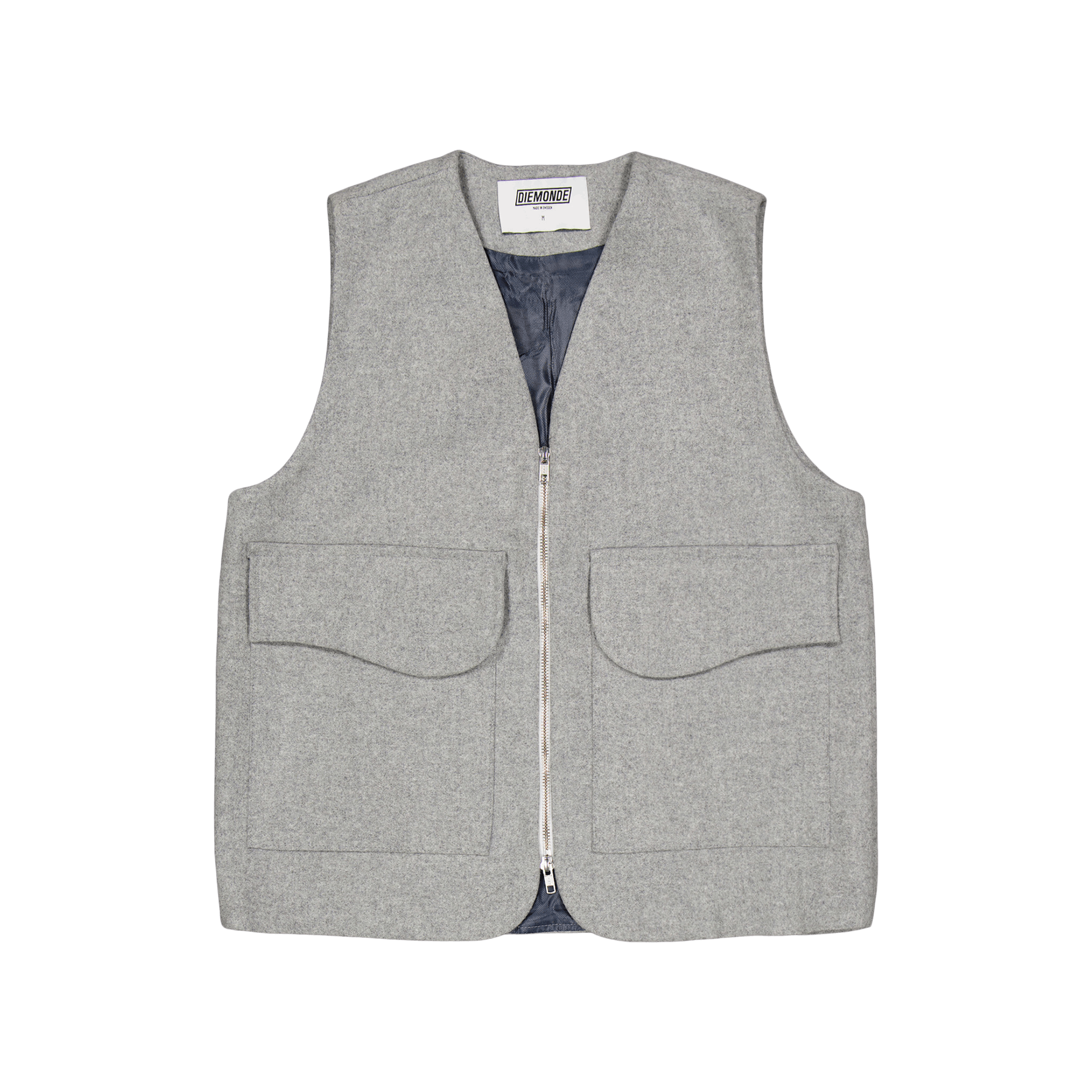 Diemonde Jakt - Wool Blend Vest Grey