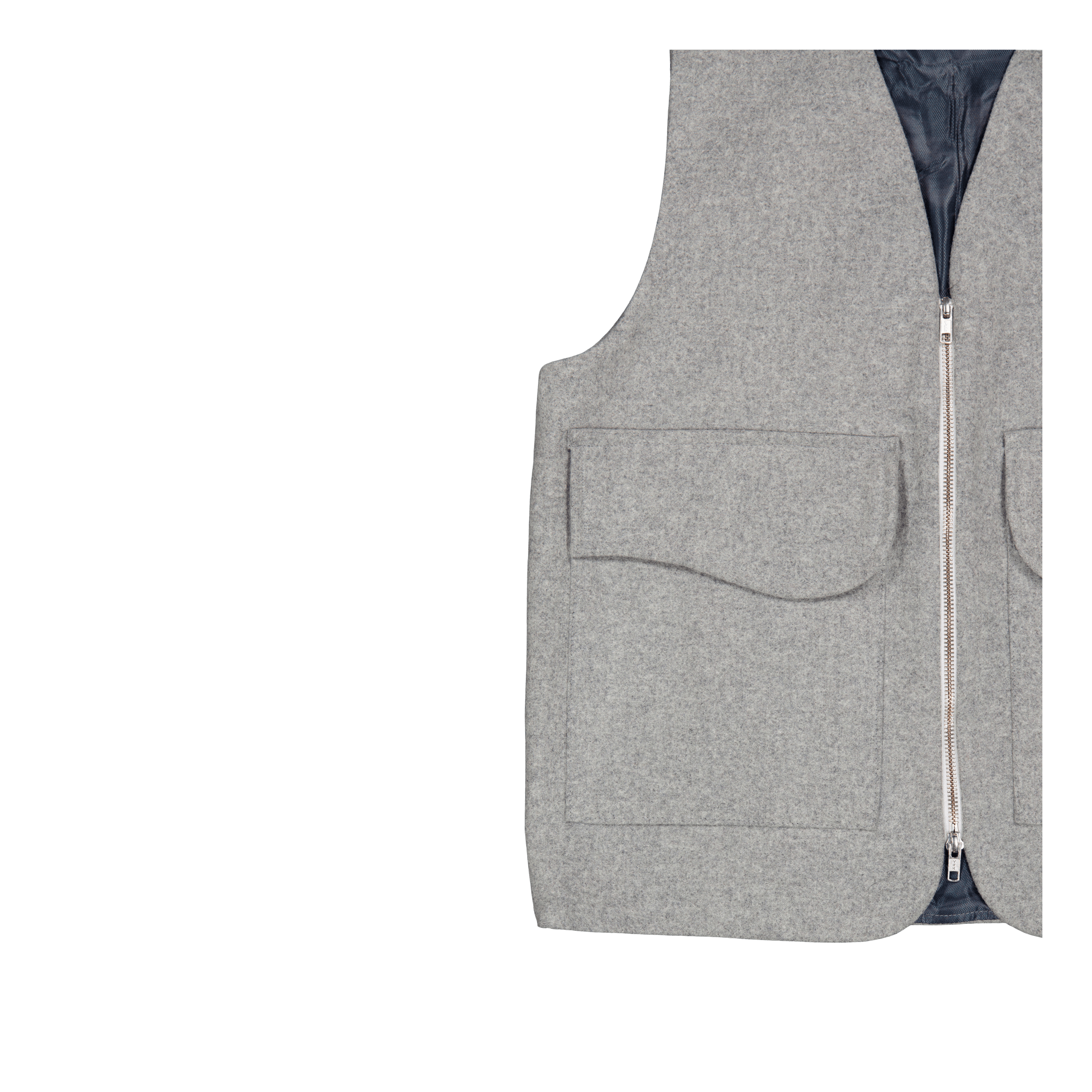 Diemonde Jakt - Wool Blend Vest Grey