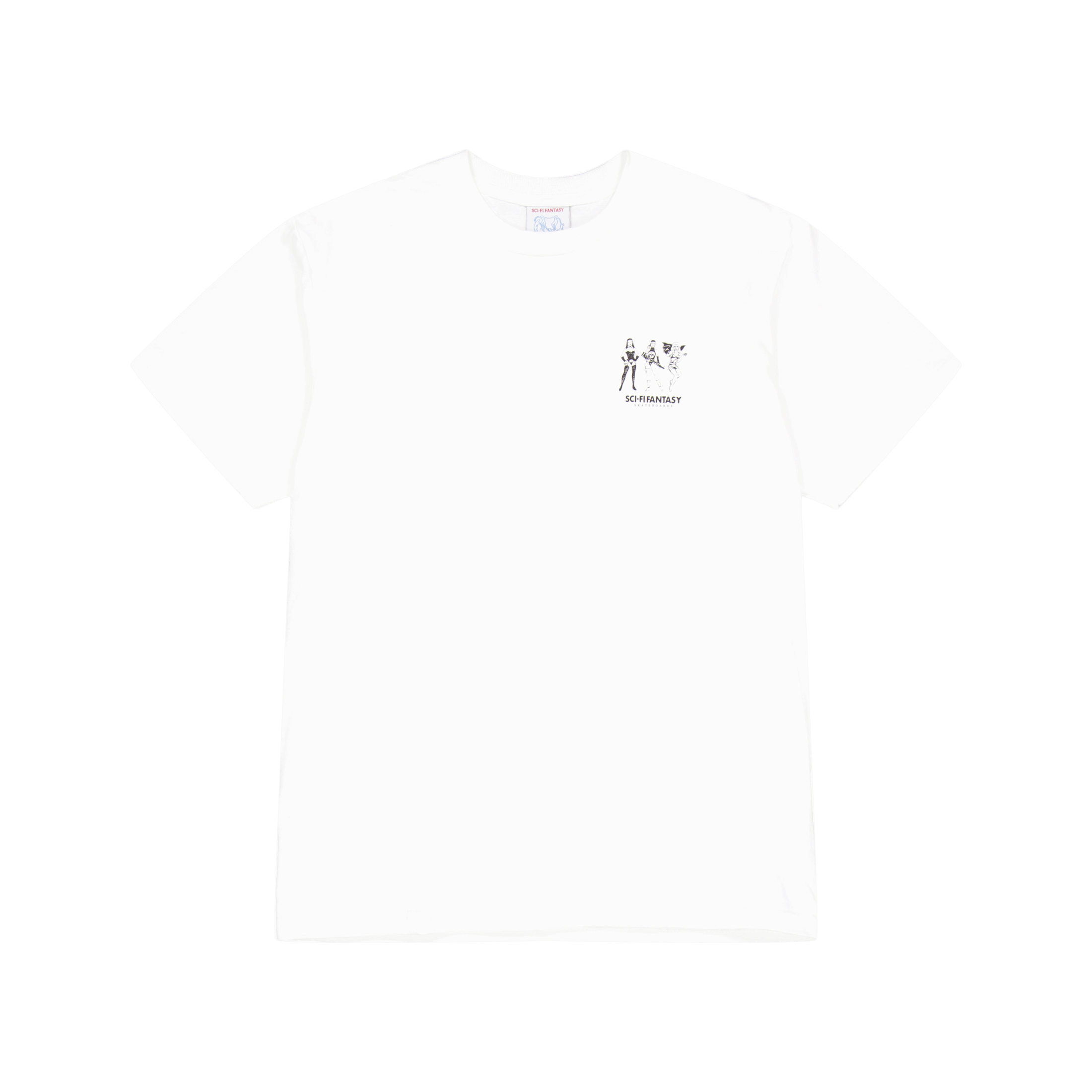 Sci-Fi Fantasy Macho Girls T - shirt White