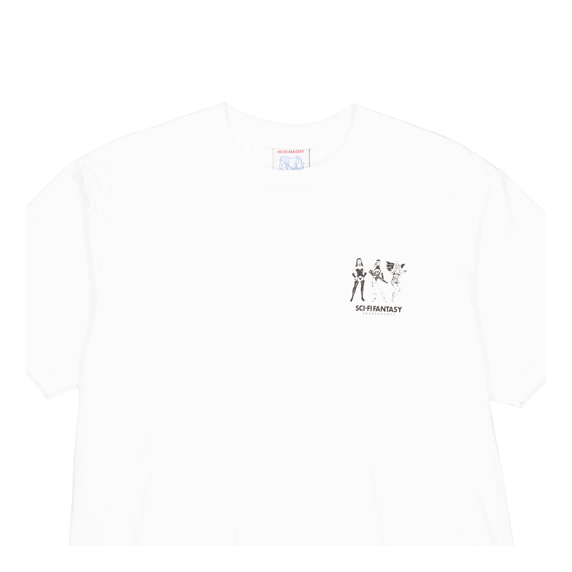Sci-Fi Fantasy Macho Girls T - shirt White