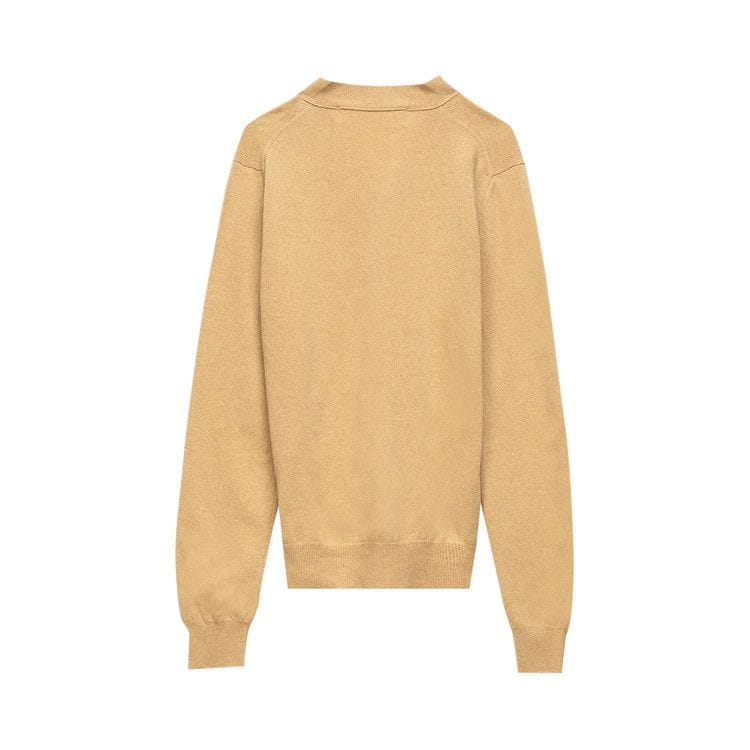 Comme des Garçons PLAY V-Neck Cardigan Beige