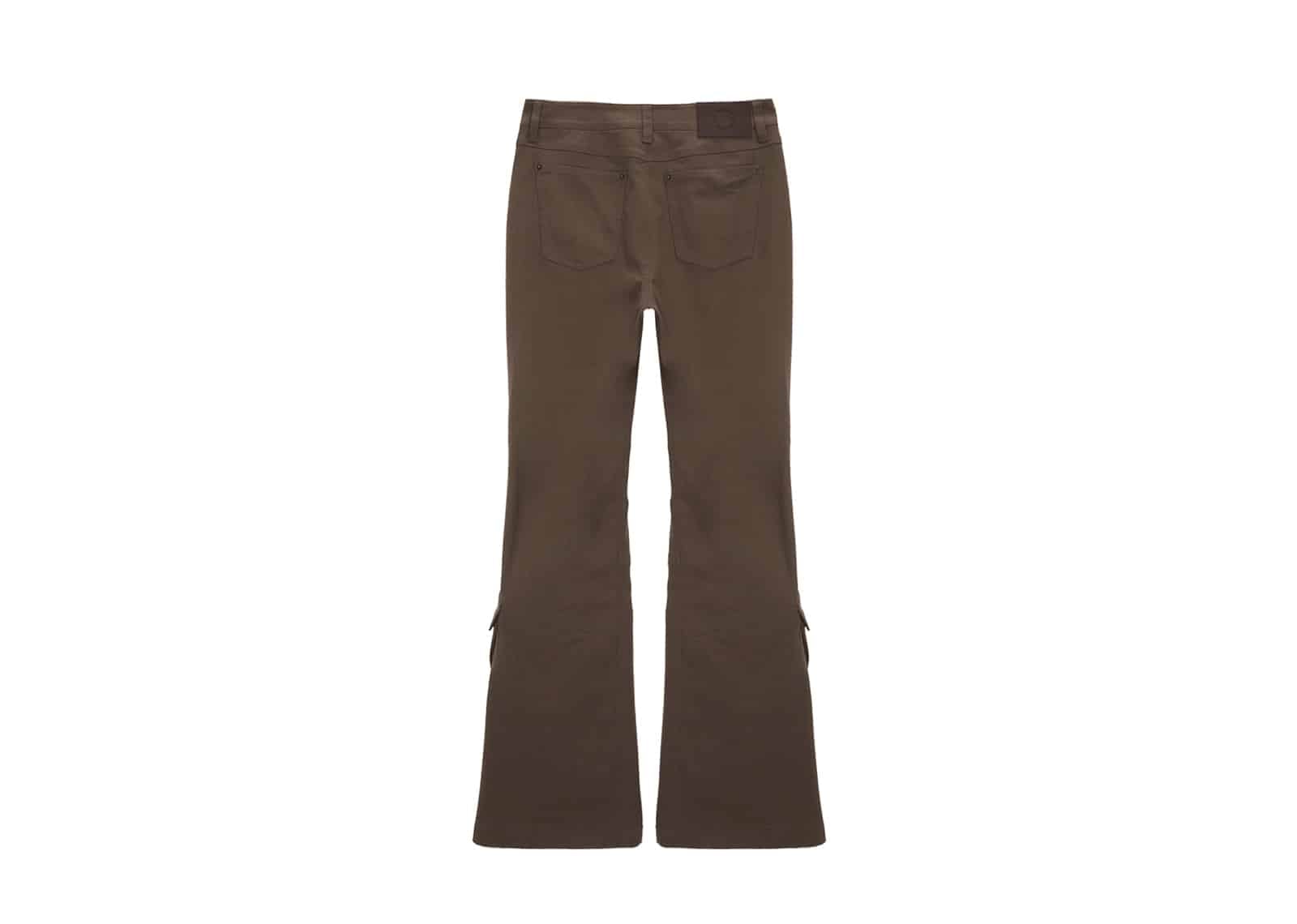 Matin Kim Boots Cut Cargo Pants Khaki Brown PT048