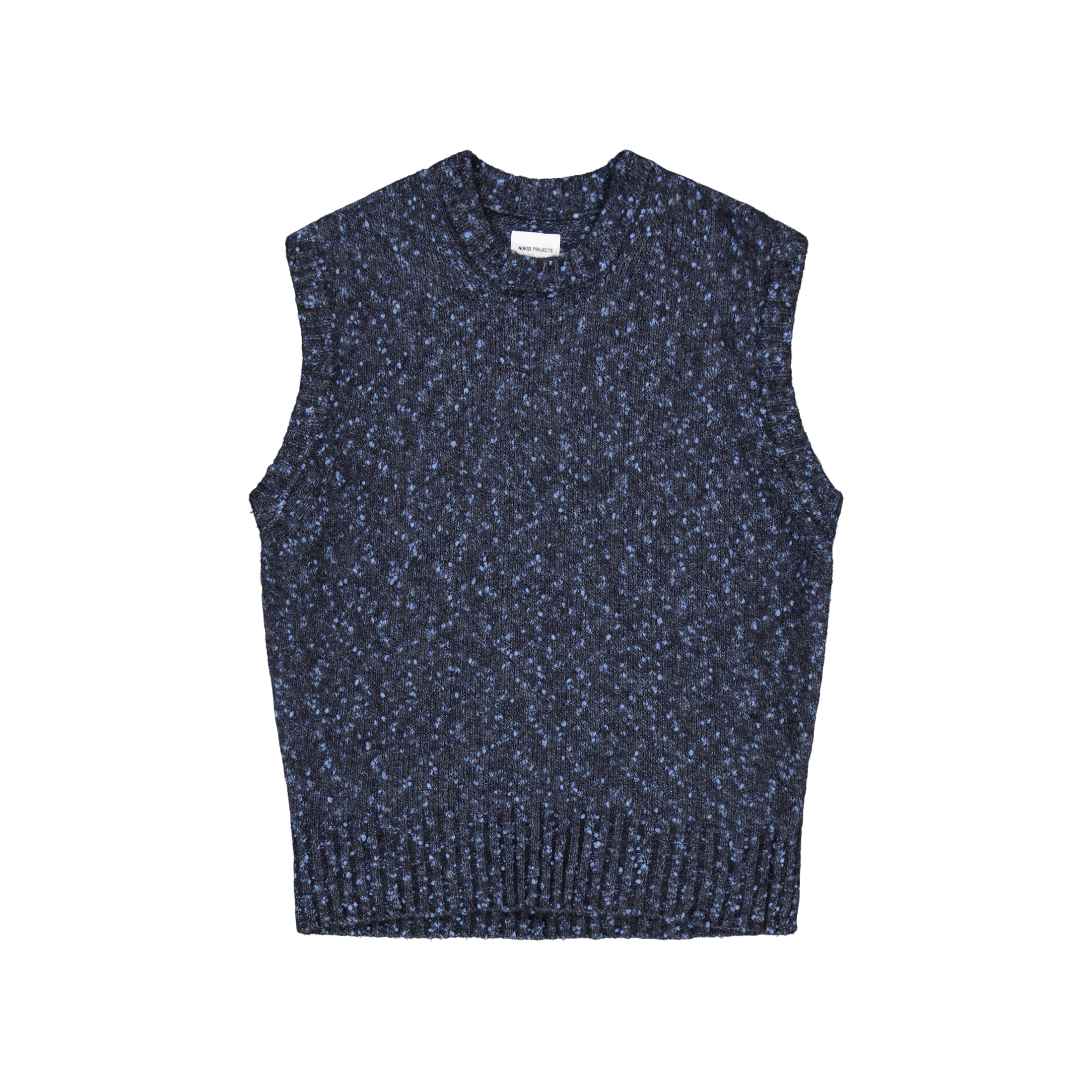 Norse Projects Manfred Tweed Vest Light Stone Blue