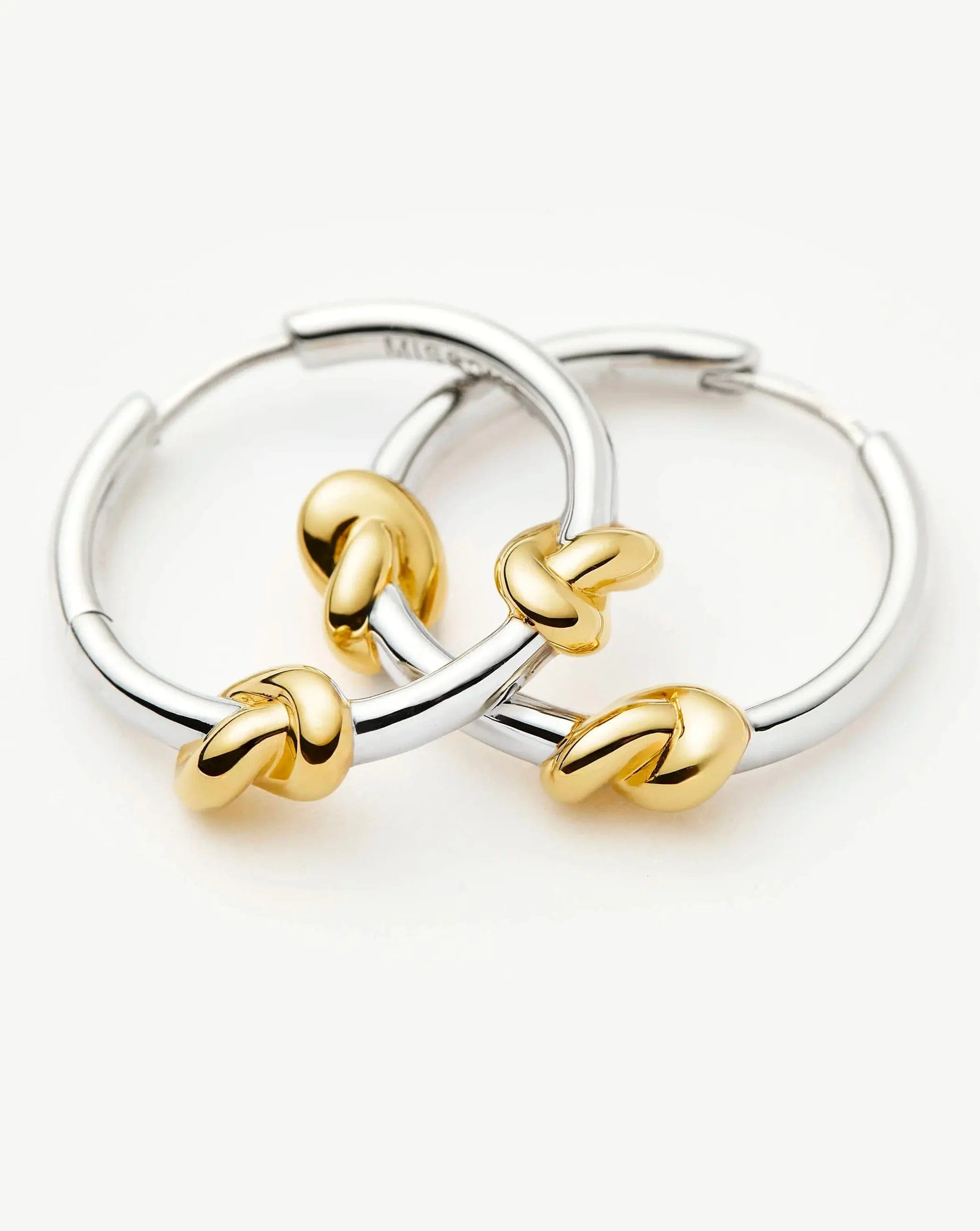 Missoma Lucy Williams Knot Small Hoop Earrings