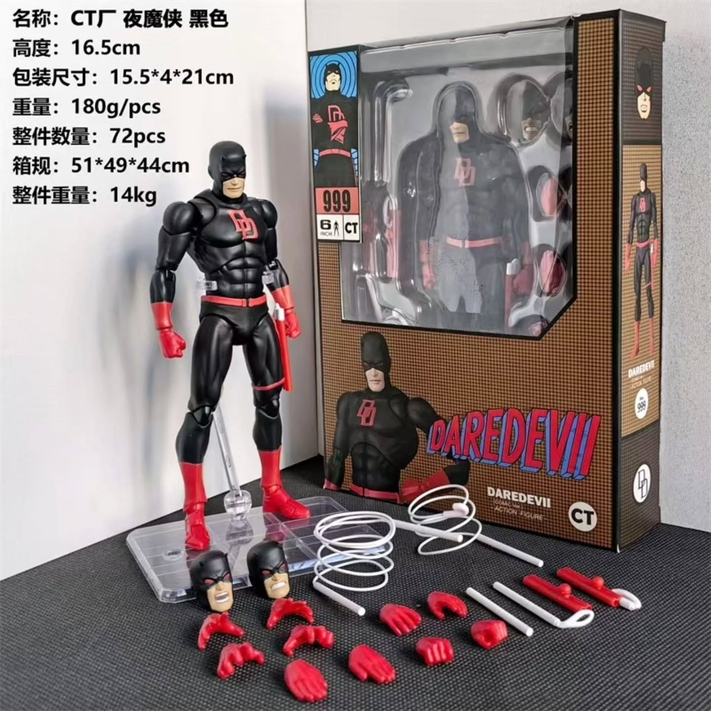 CT Toys No. 999 Shadowland Daredevil - Comic Version Action Figure