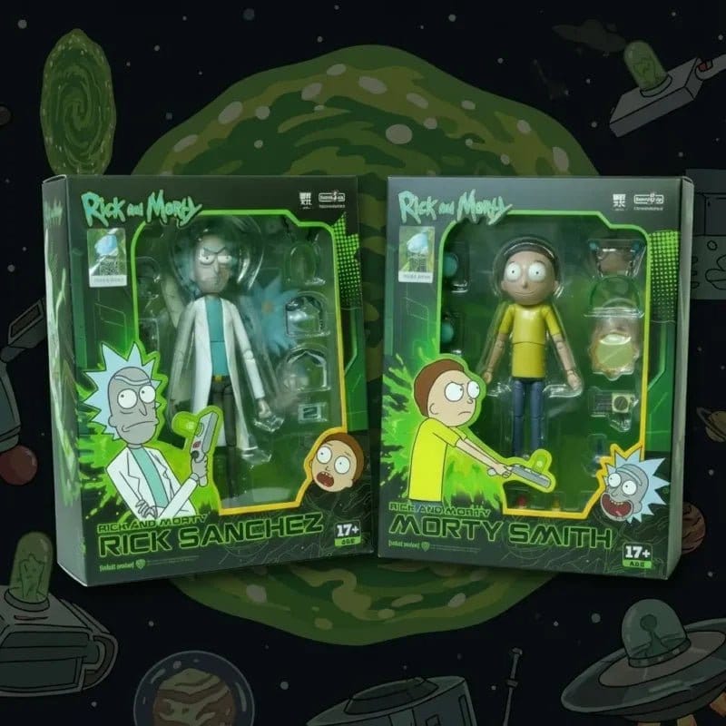 Fondjoy Rick and Morty 1/12 Scale Action Figure Set – Rick Sanchez & Morty Smith