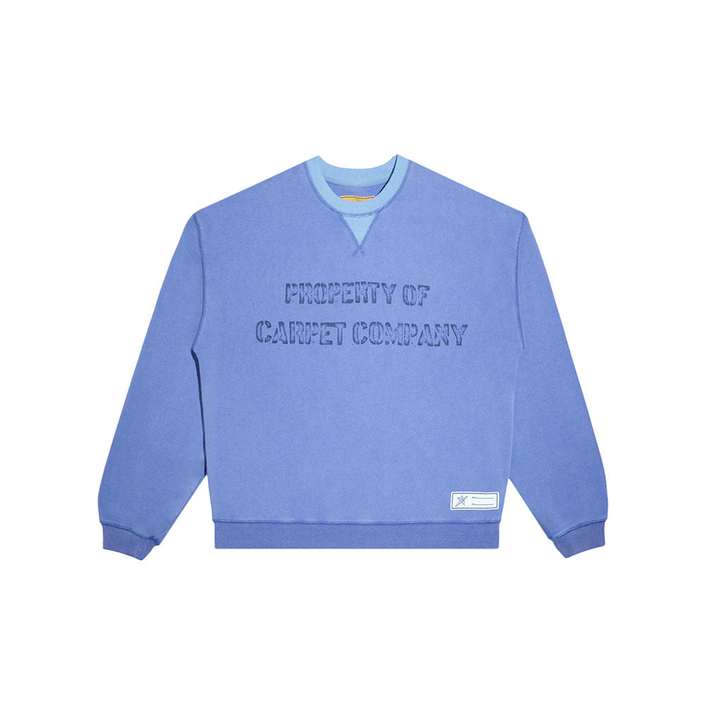 Carpet Company Property Crewneck - Blue