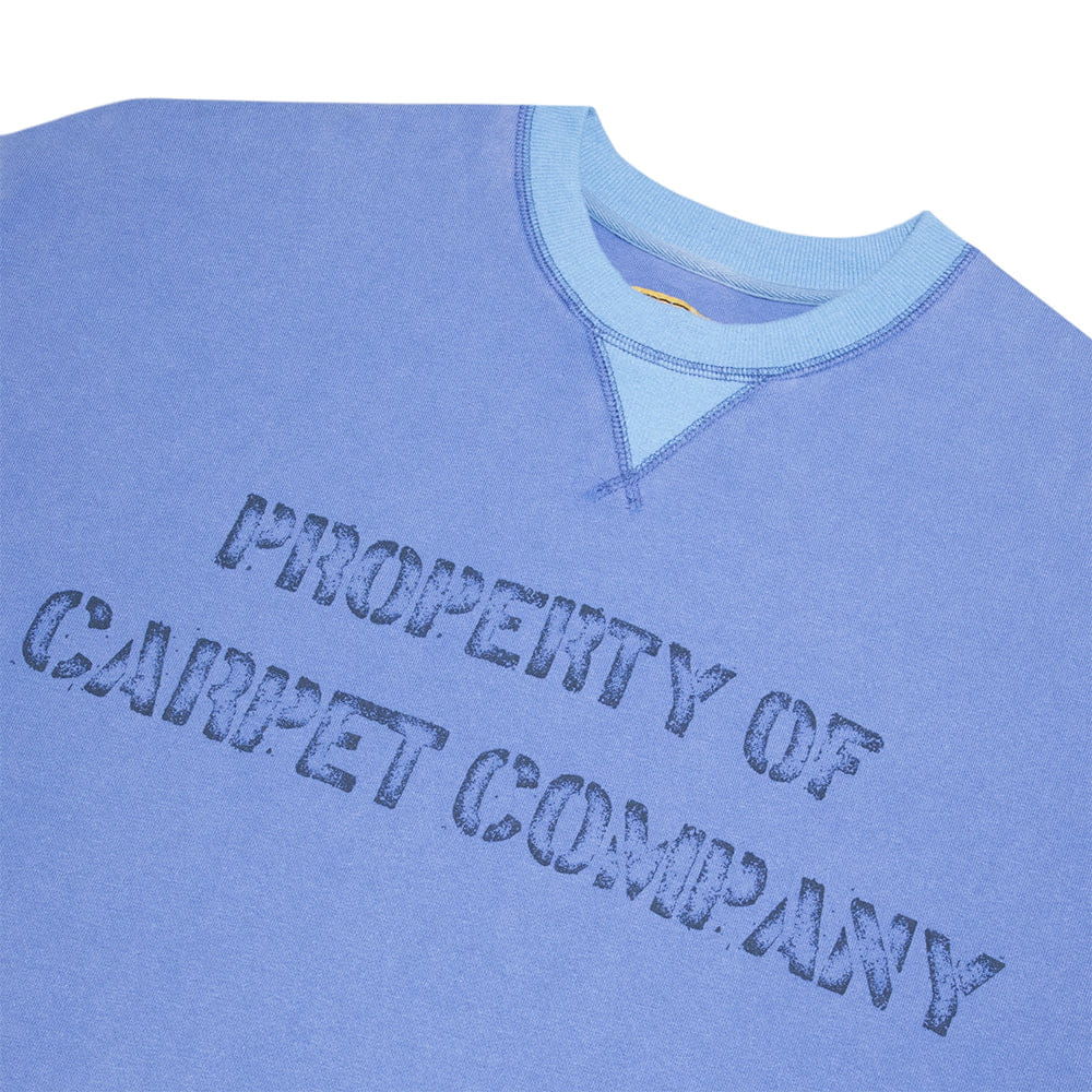 Carpet Company Property Crewneck - Blue