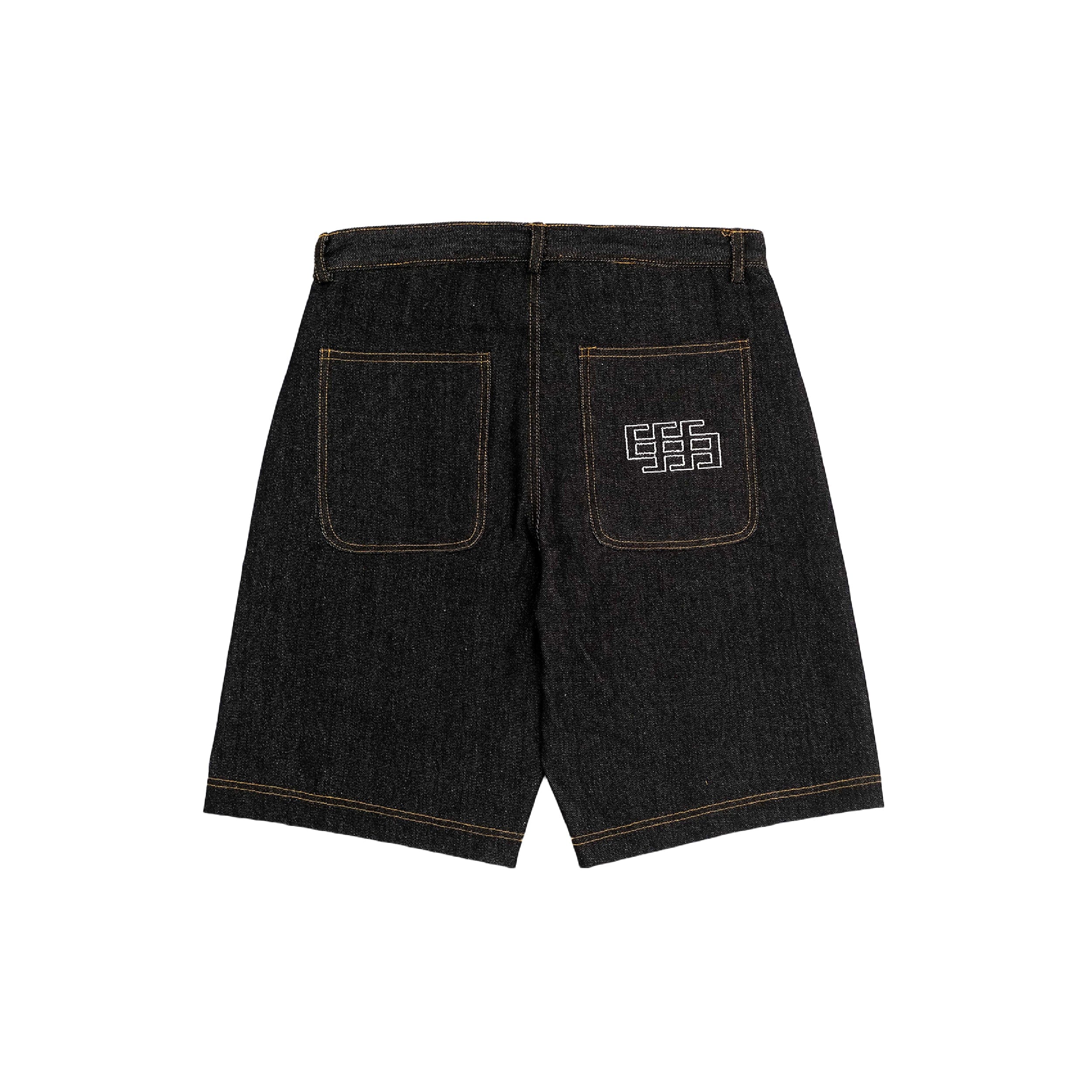 Epoch Inserted Jorts - Blue Black