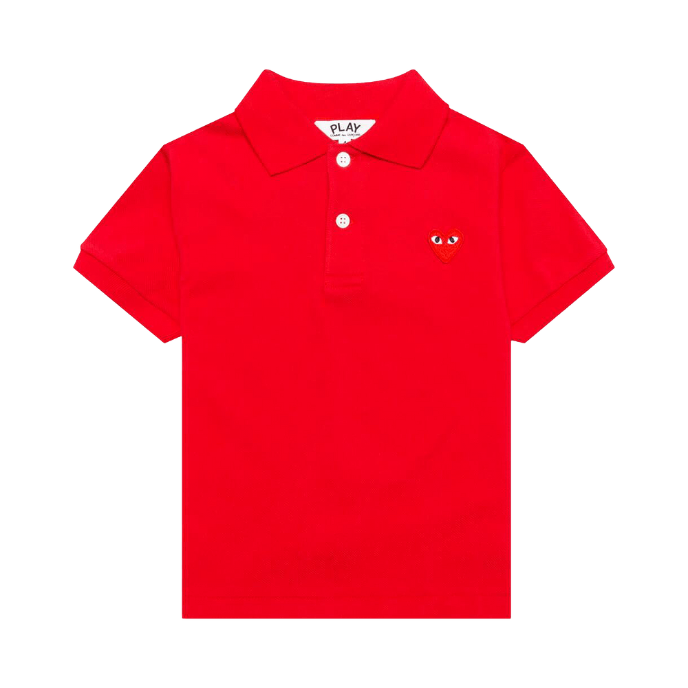 Comme des Garçons PLAY Polo Shirt Red