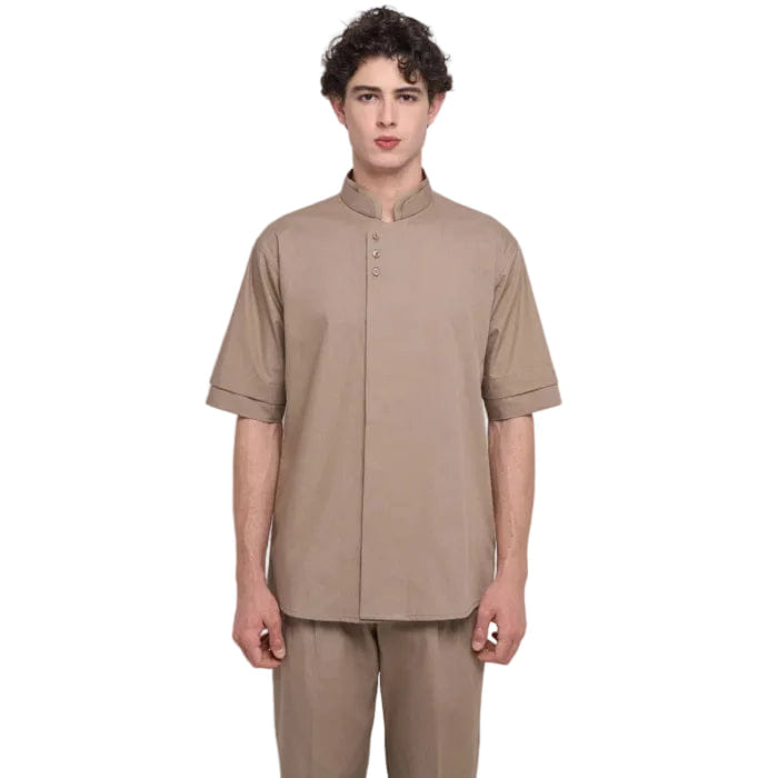 TEMMA Prasetio NURAN SHORT SLEEVES SHIRT CREAM