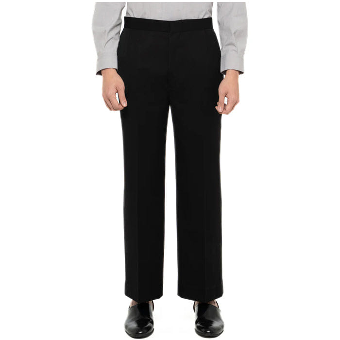 JAN SOBER BLACK CLASSIC WITH BACK ADJUSTER DETAIL PANTS JS TR