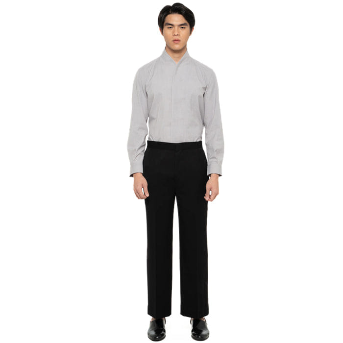 JAN SOBER BLACK CLASSIC WITH BACK ADJUSTER DETAIL PANTS JS TR