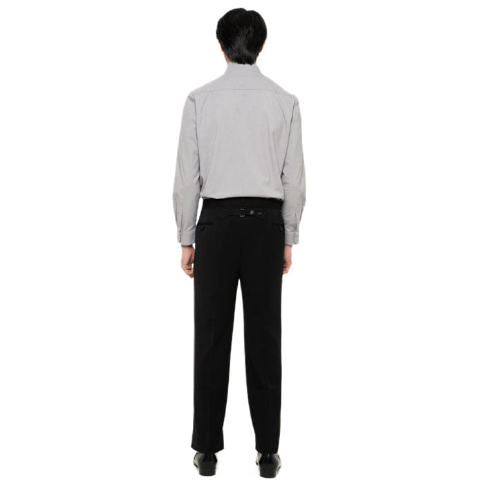 JAN SOBER BLACK CLASSIC WITH BACK ADJUSTER DETAIL PANTS JS TR