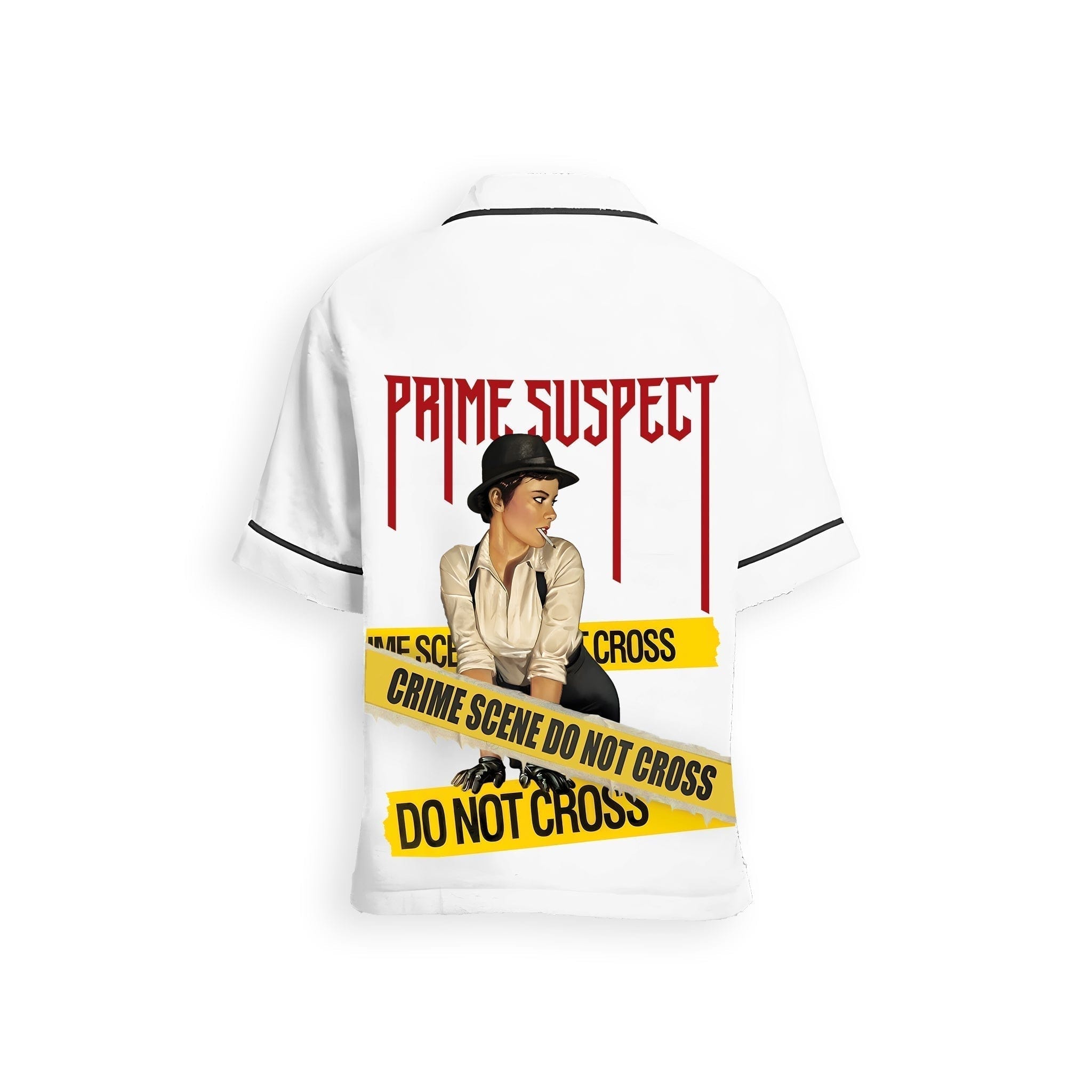 Recnstrct Prime Suspect shirt - Pearl white