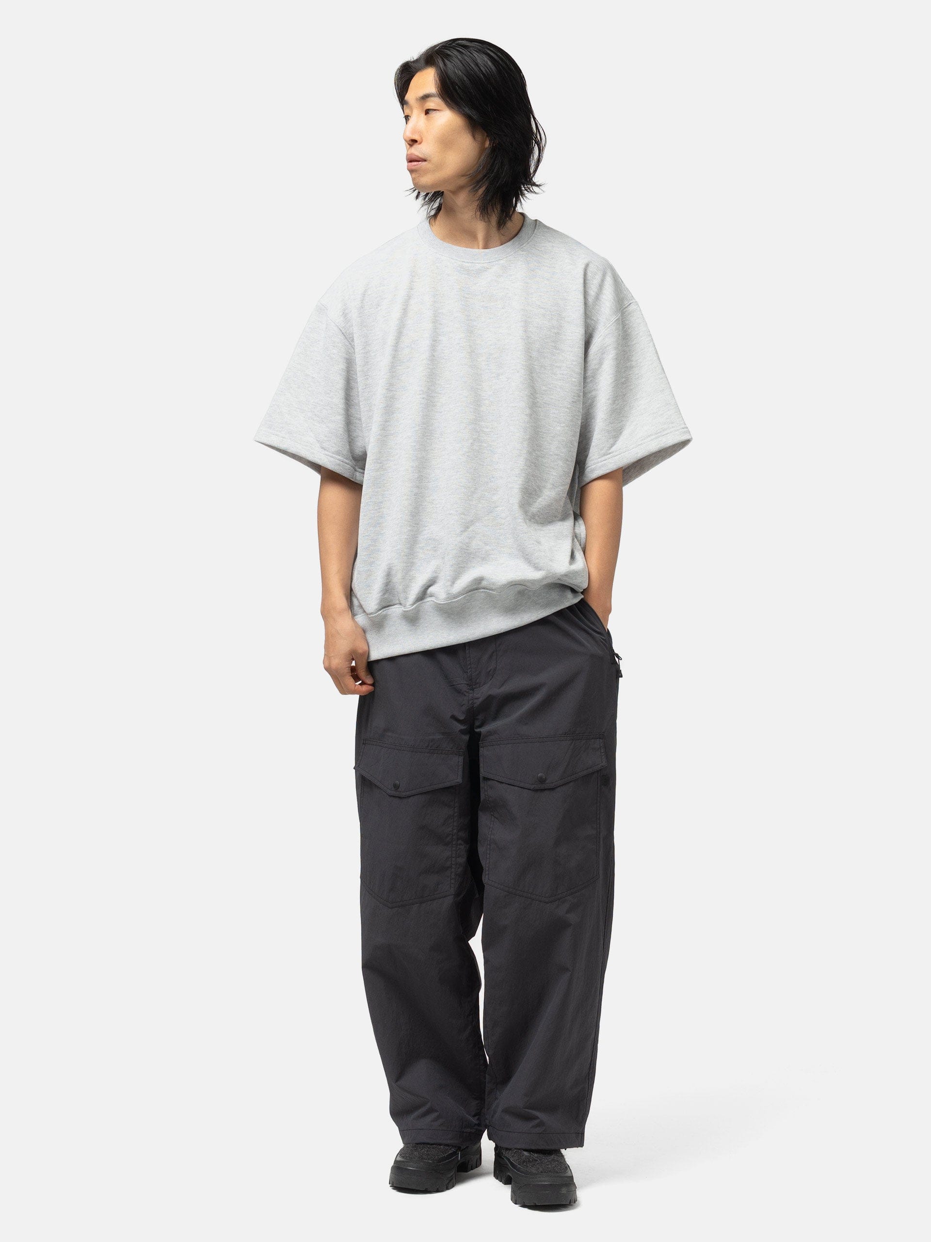 DAIWA Tech Sweat Crew S/S Heather Gray