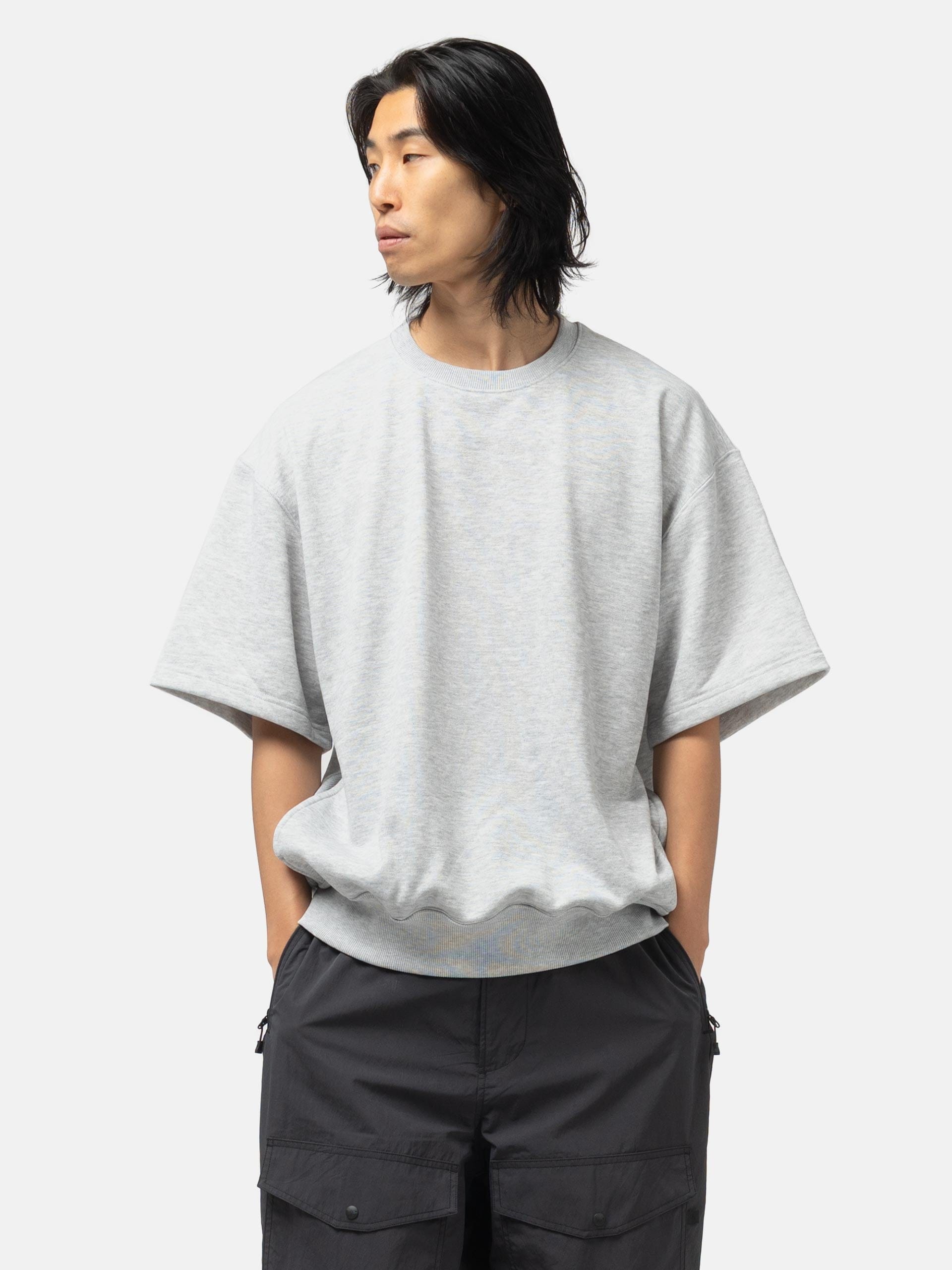 DAIWA Tech Sweat Crew S/S Heather Gray
