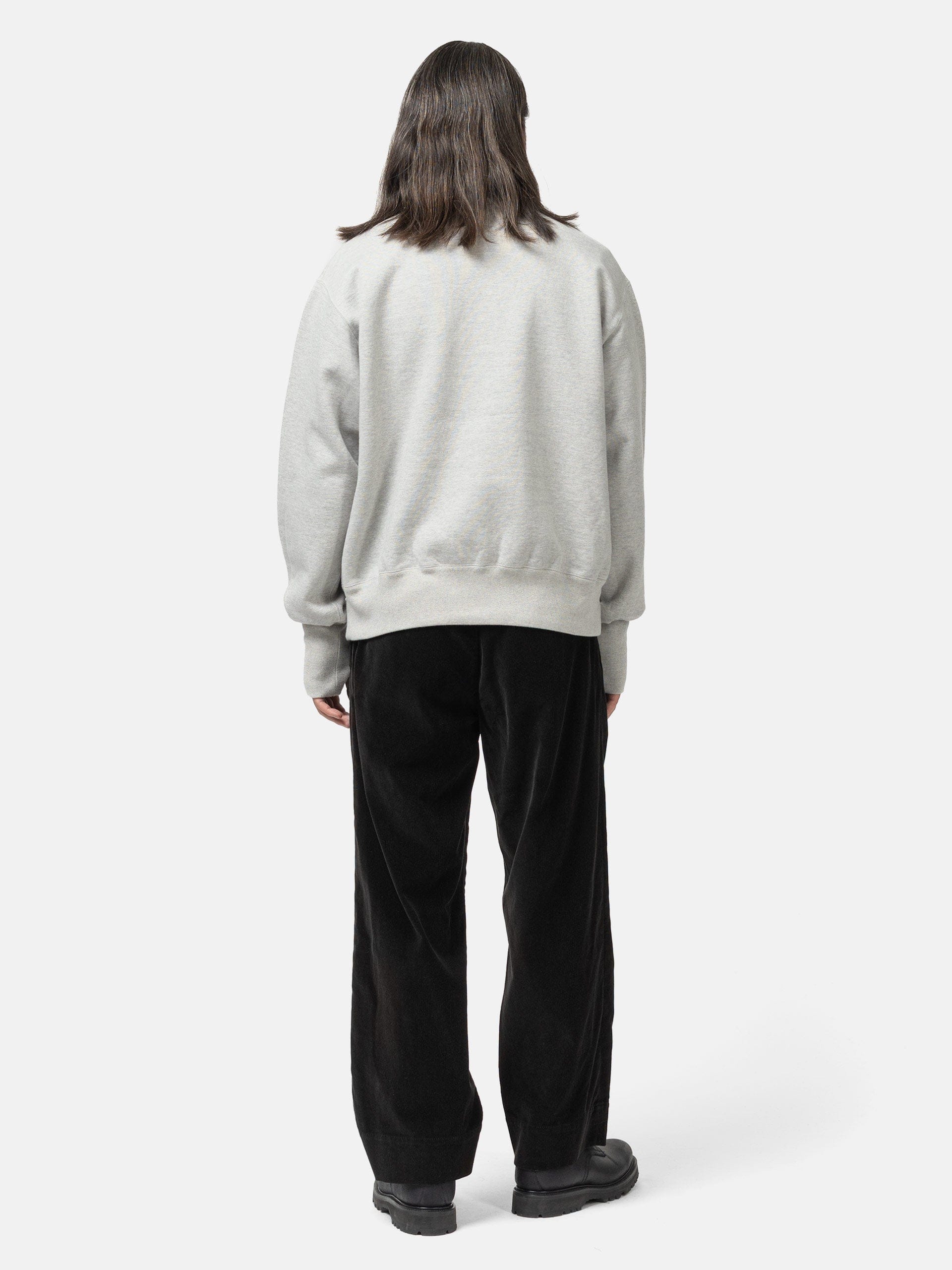 Unlikely Simple Sweat Turtle Neck Gray